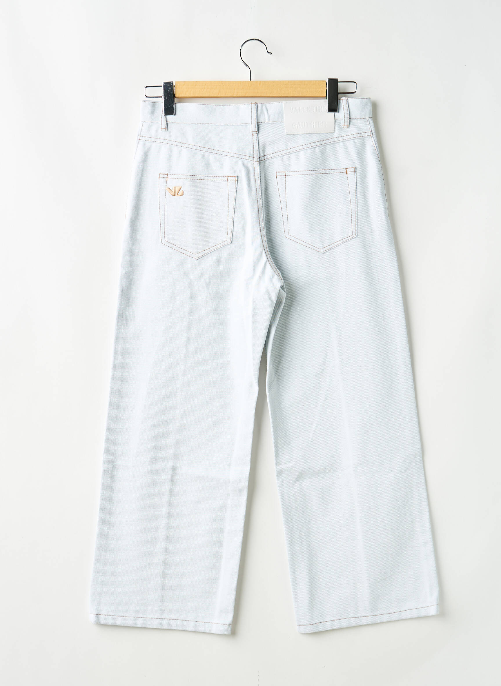 Blugi bootcut verde VALENTINE GAUTHIER femeie