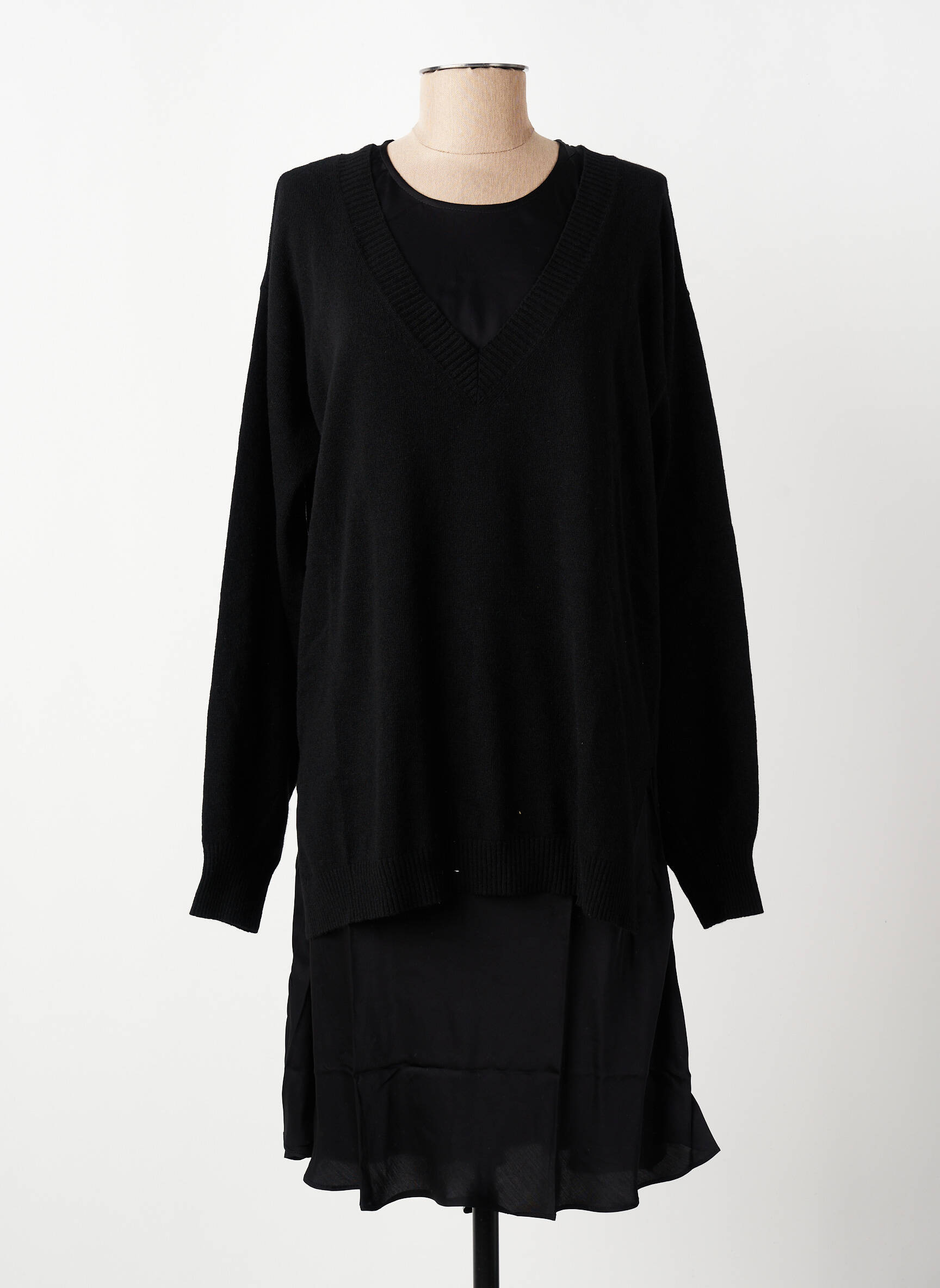 Rochie scurtă negru TWINSET femeie