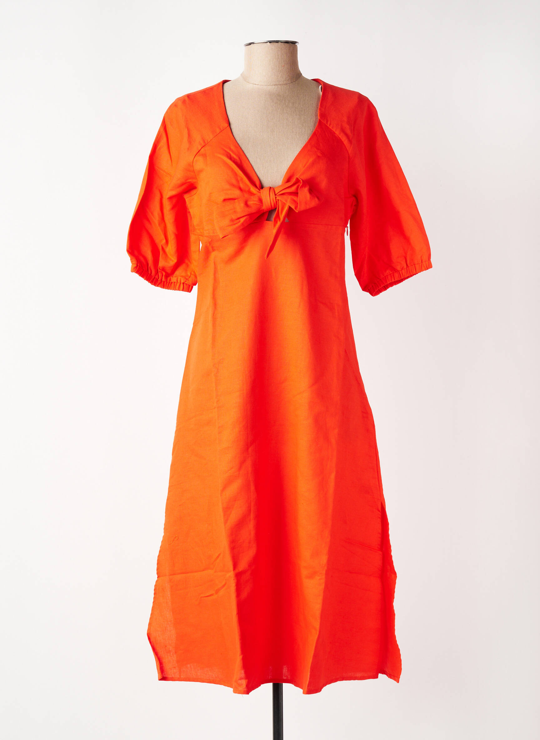 Rochie midi portocalie Y.A.S femeie