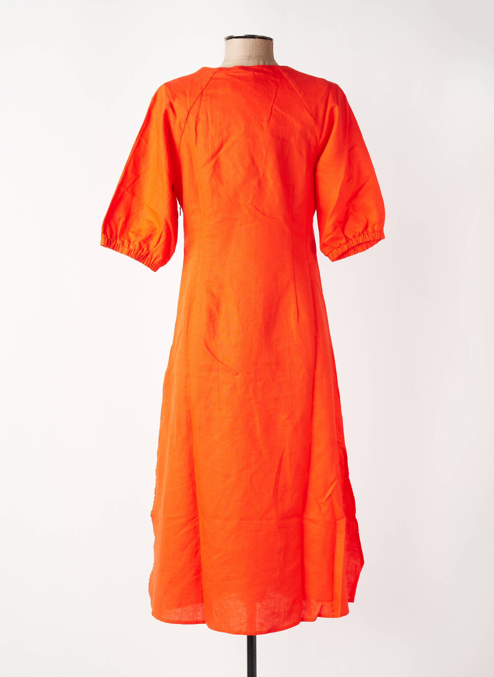 Rochie midi portocalie Y.A.S femeie