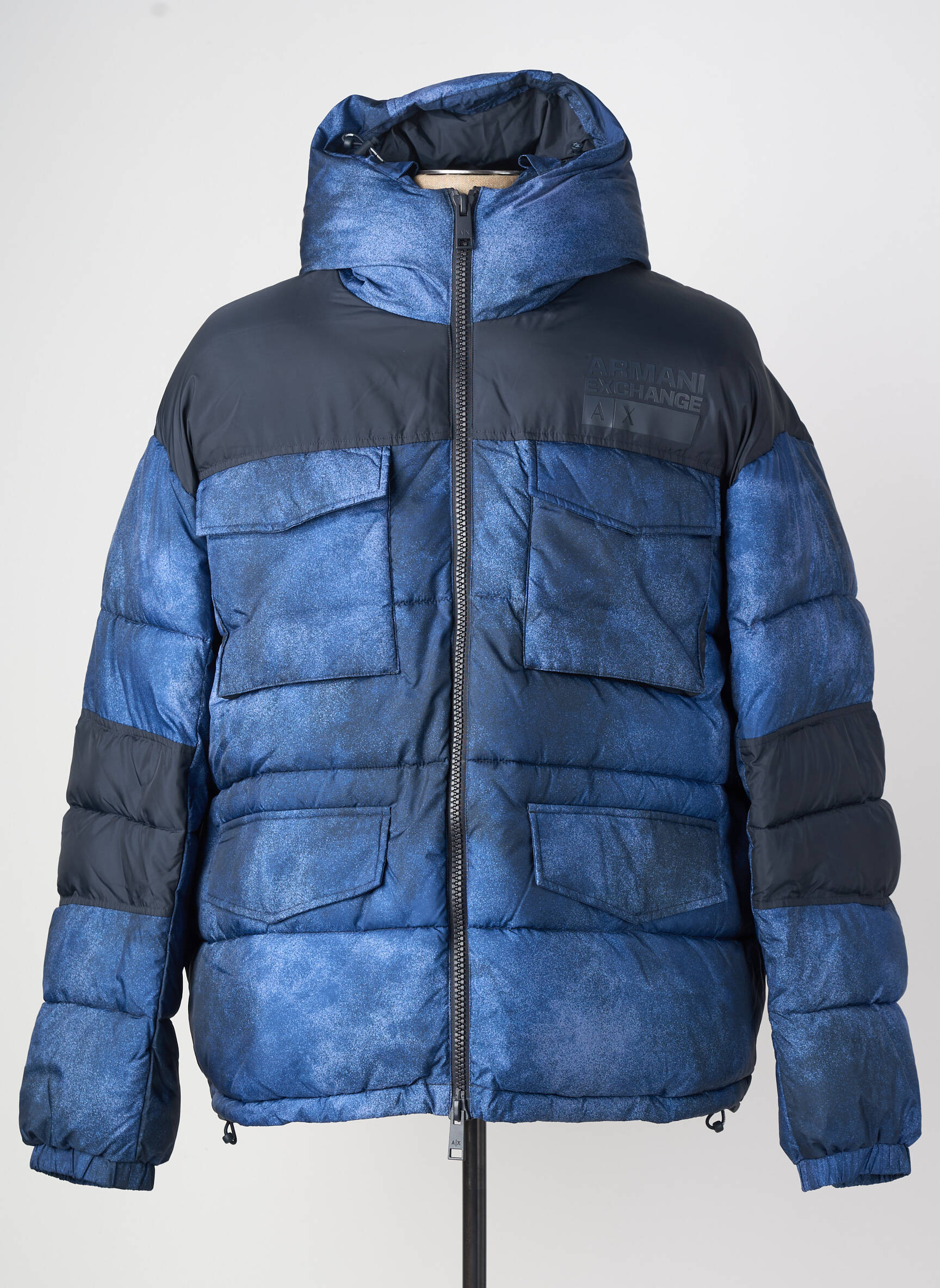 Geacă matlasată albastru ARMANI EXCHANGE bărbat