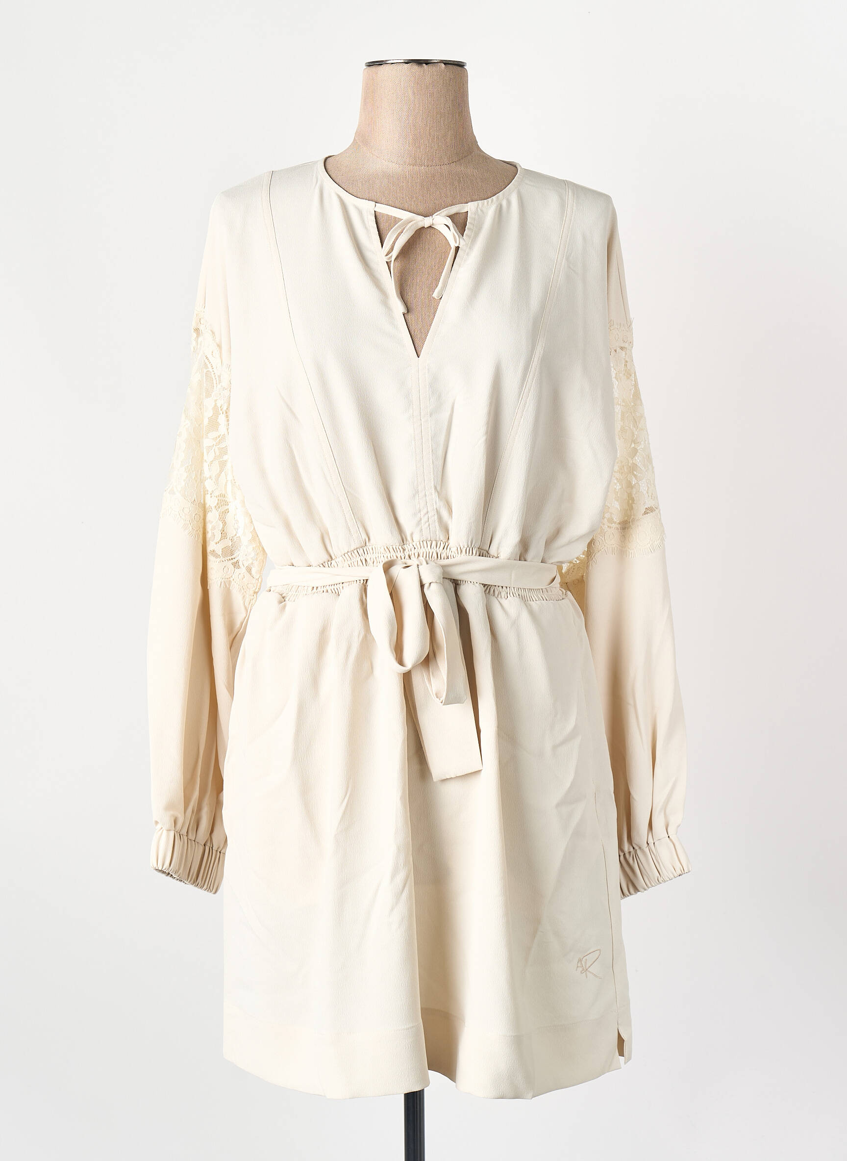 Rochie midi bej TWINSET femeie