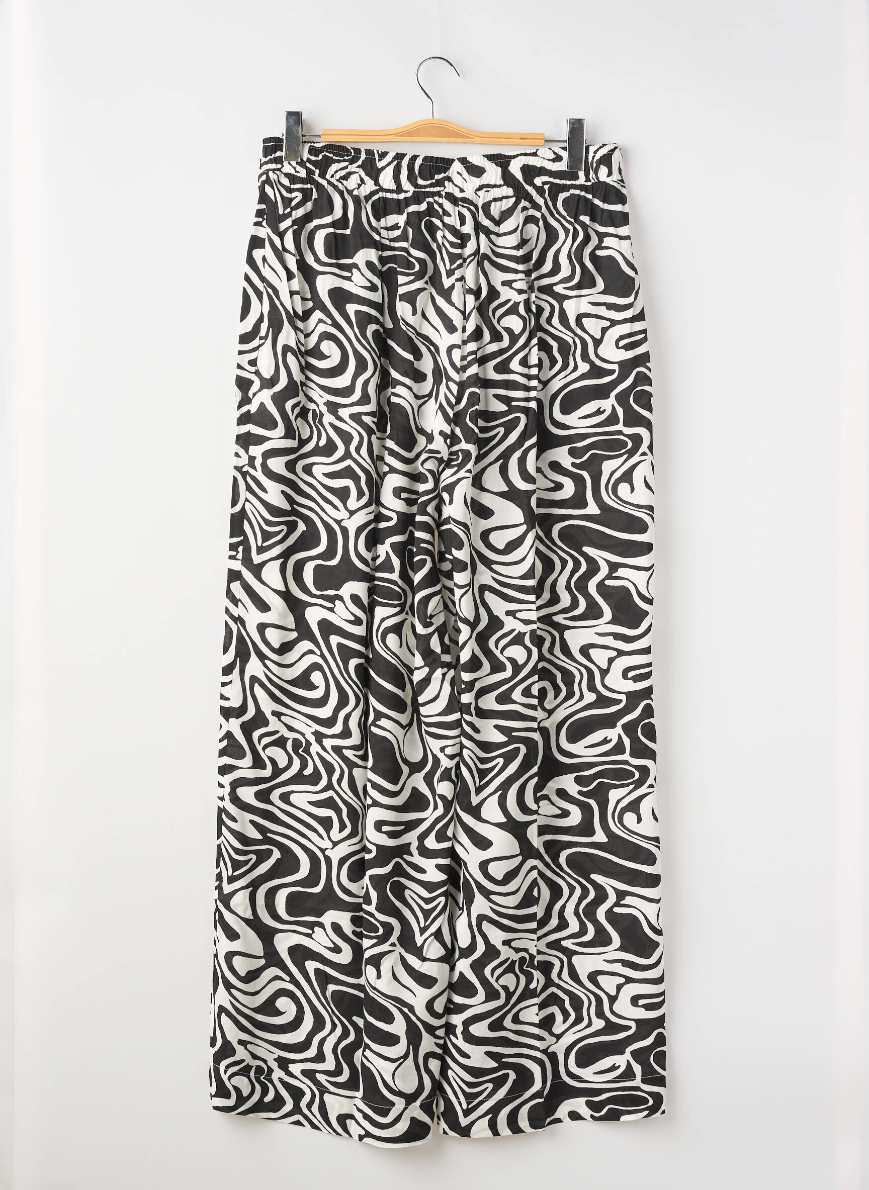 Pantalon larg multicolor MAT FASHION femeie