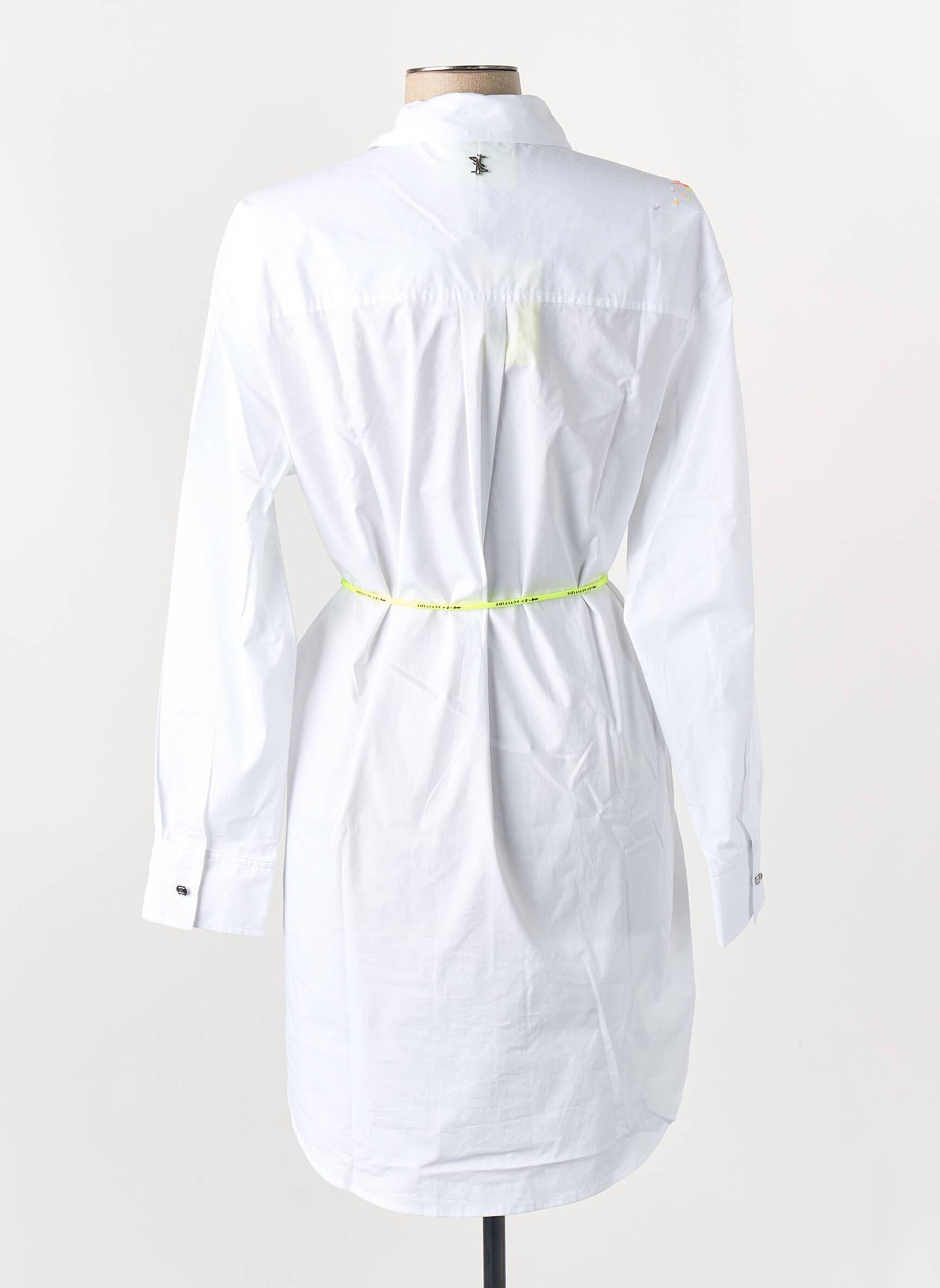 Rochie scurtă alb TWINSET femeie