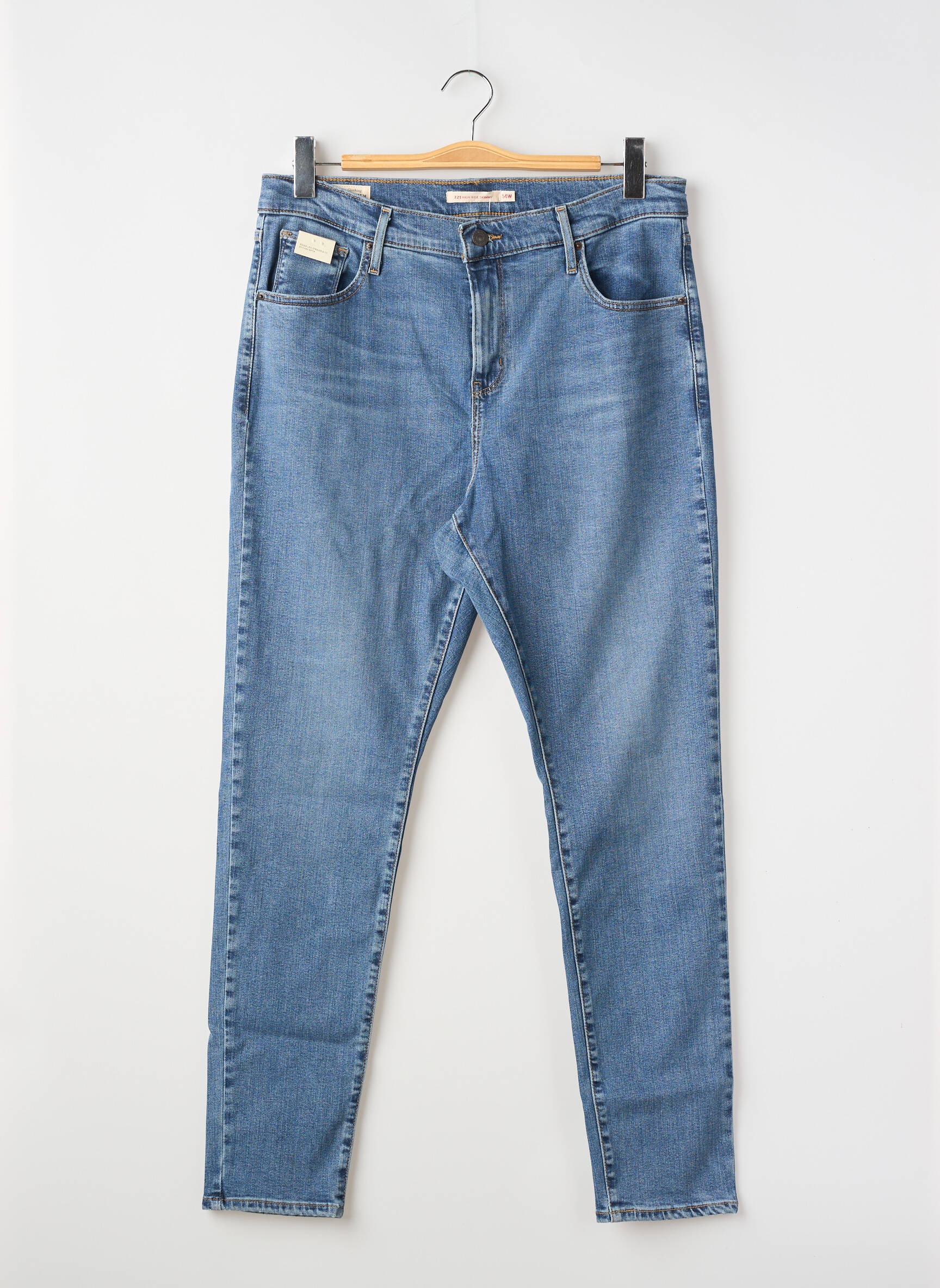 Blugi skinny albastru LEVI'S femeie