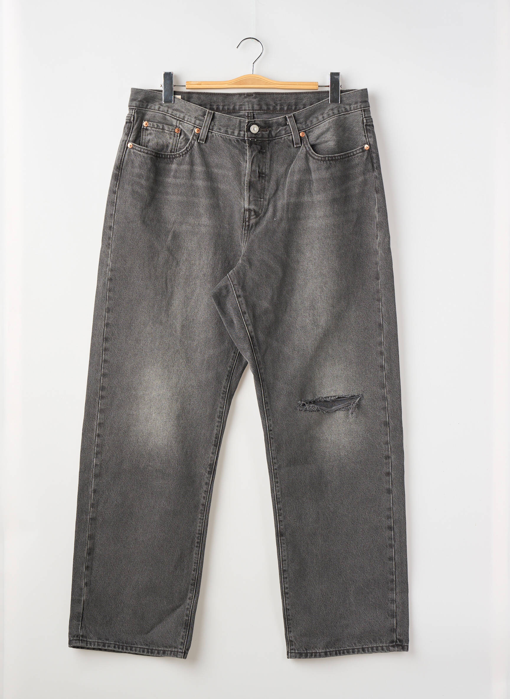 Blugi cu croială dreaptă negru LEVI'S femeie