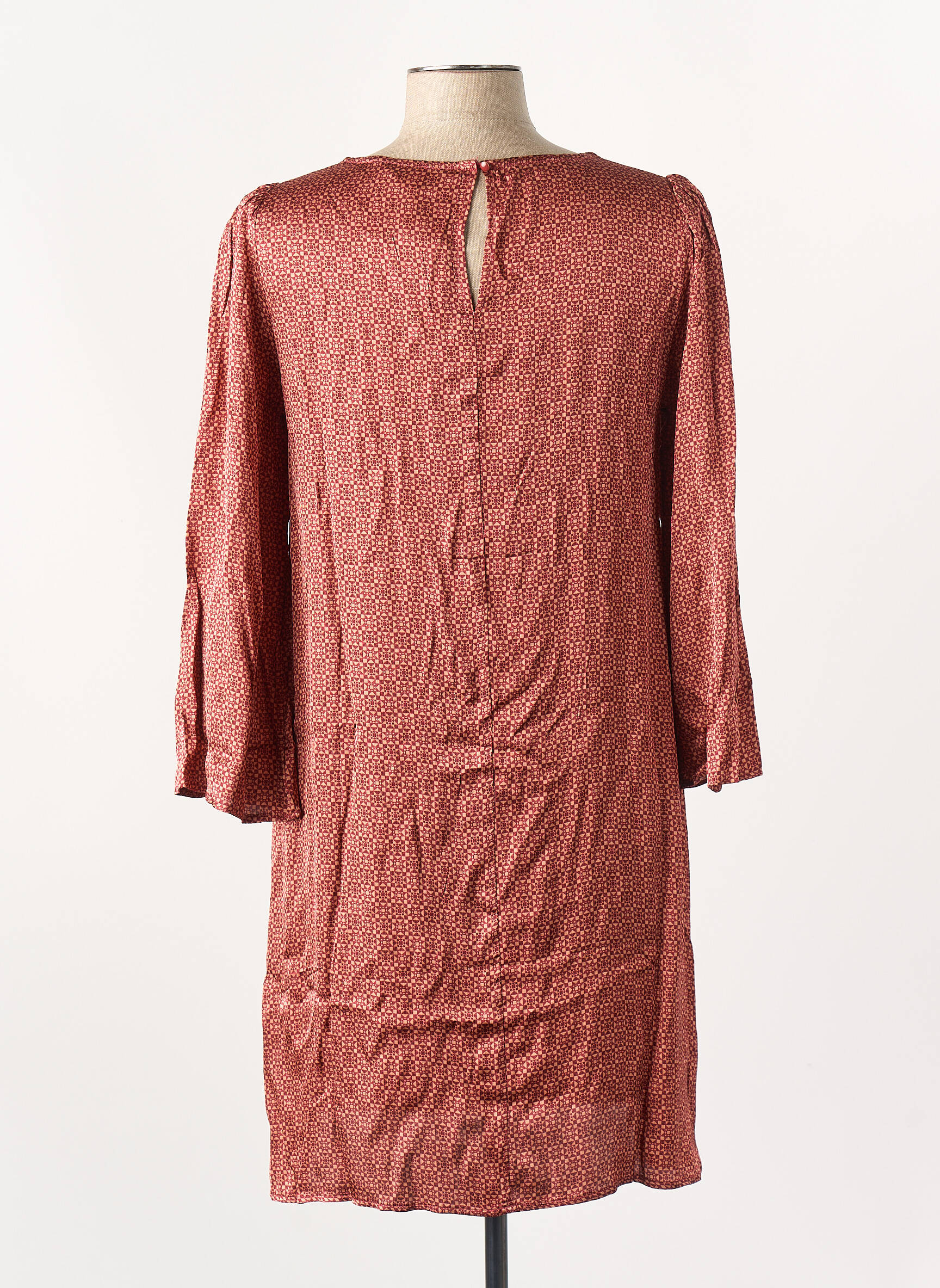 Rochie scurtă maro GRACE & MILA femeie