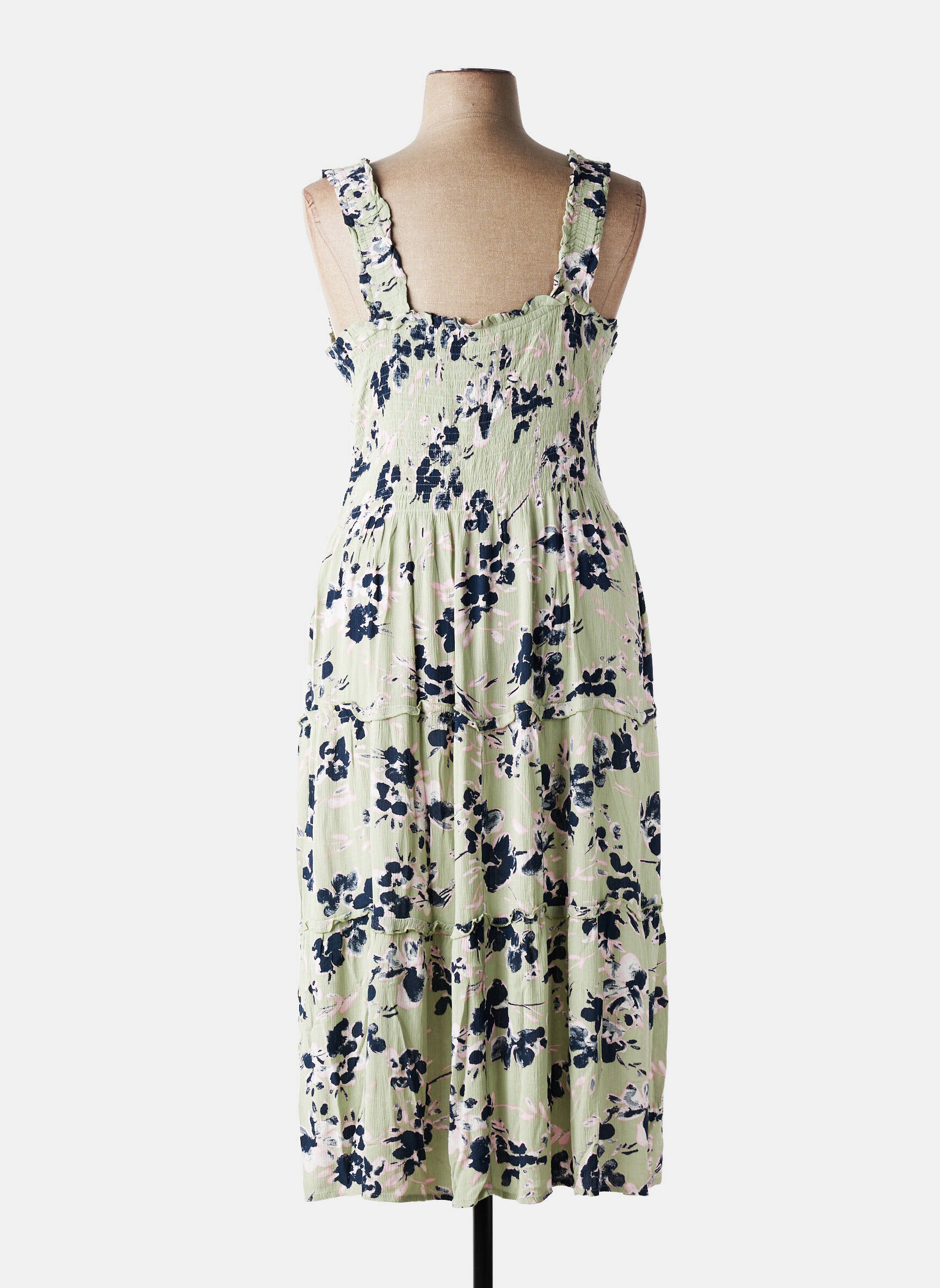 Rochie midi verde VERO MODA femeie