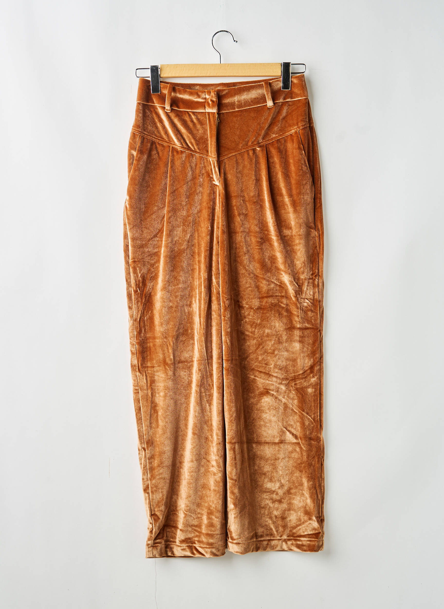 Pantalon larg maro STELLA PARDO femeie