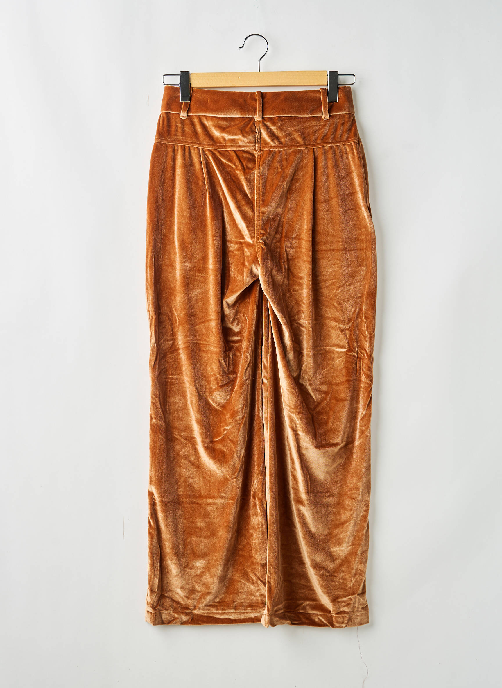 Pantalon larg maro STELLA PARDO femeie