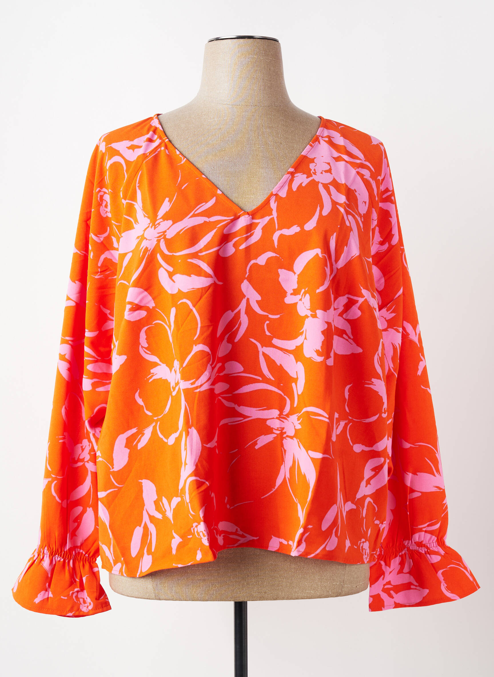 Top portocalie VERO MODA femeie