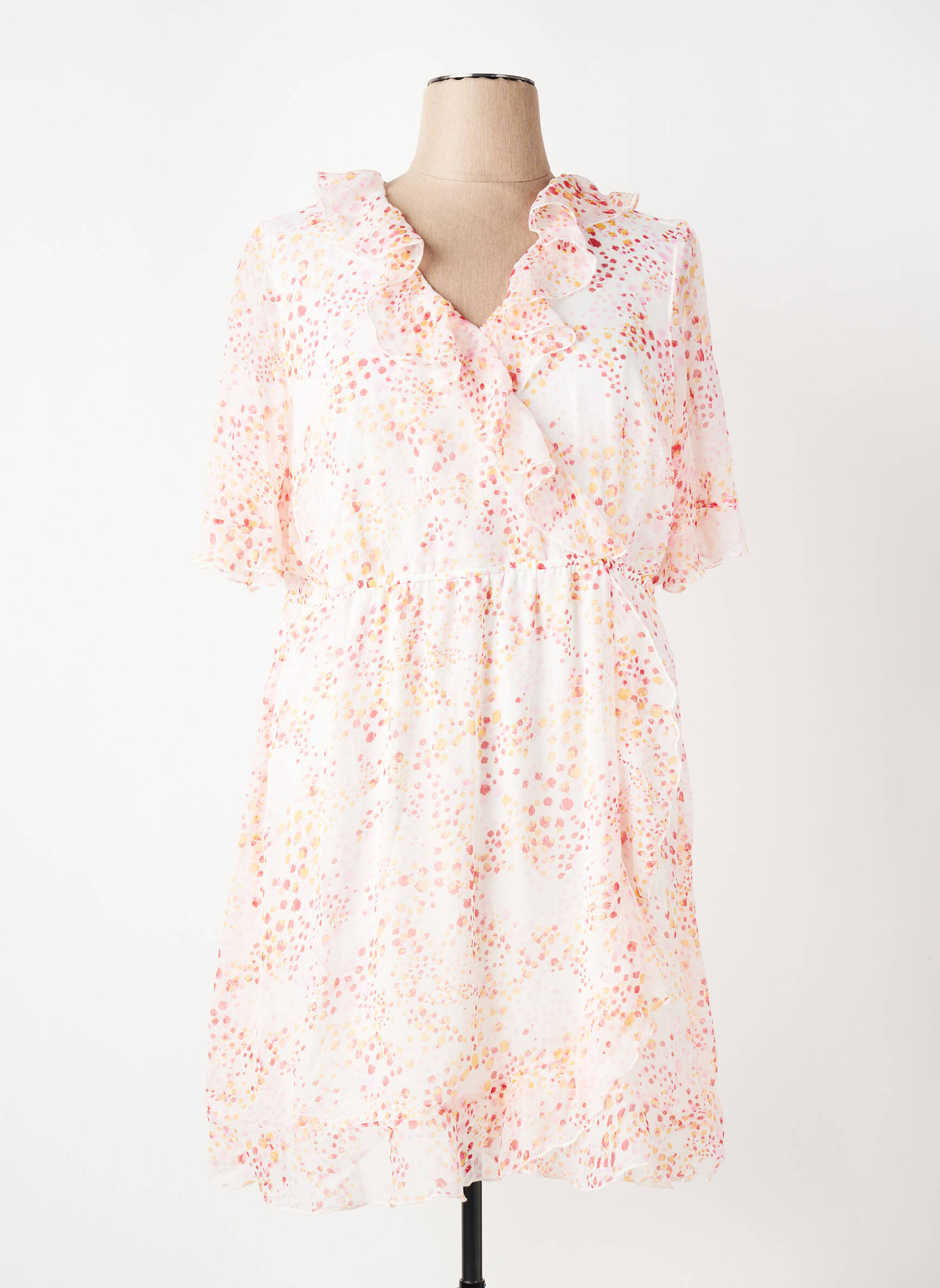 Rochie scurtă alb VERO MODA femeie