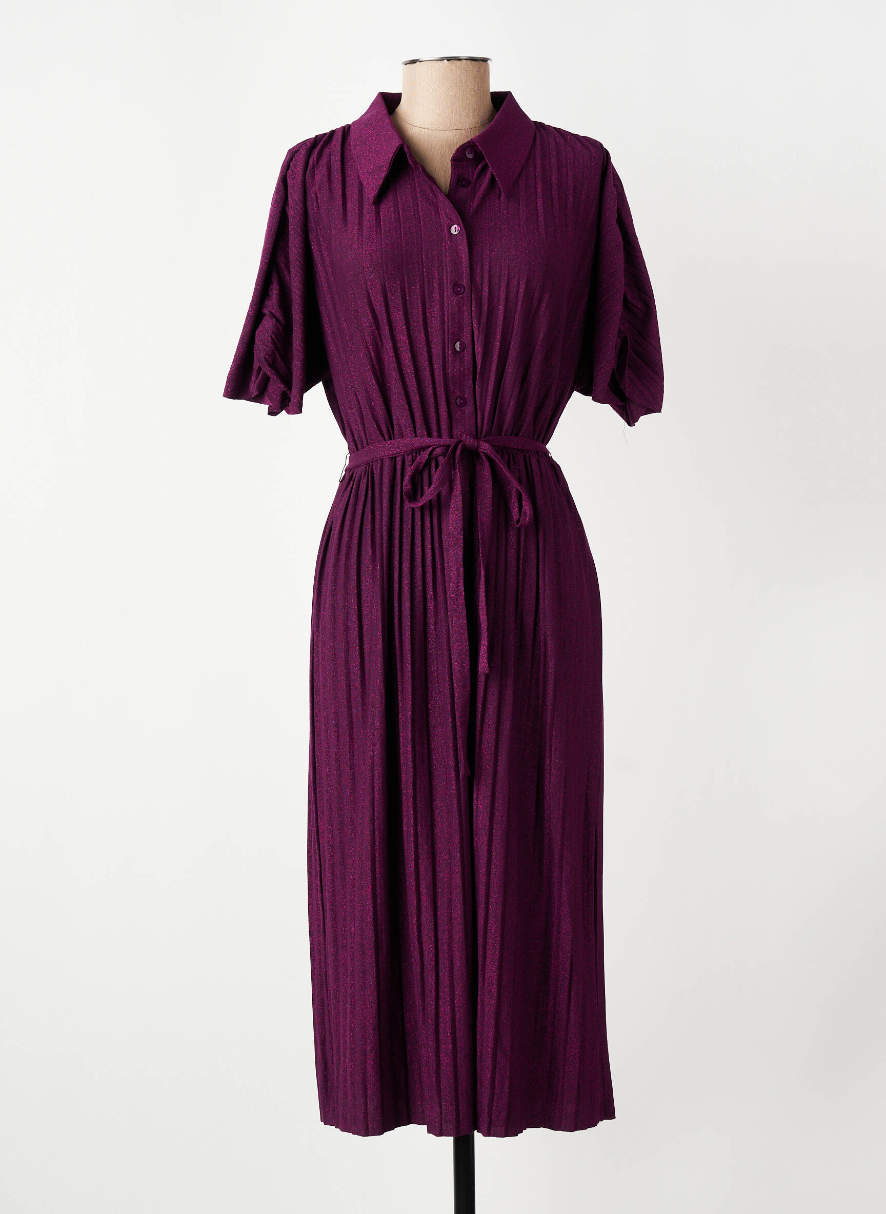 Rochie midi violet VILA femeie