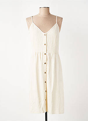 Rochie scurtă bej PIECES femeie