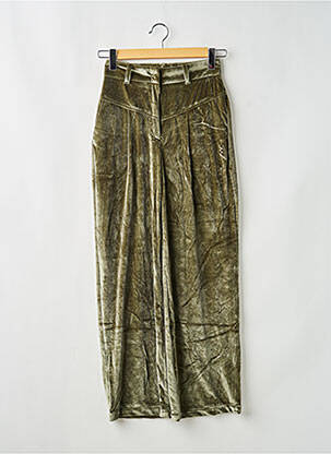 Pantalon larg verde STELLA PARDO femeie