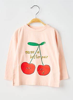Tricou roz THE CAMPAMENTO fată