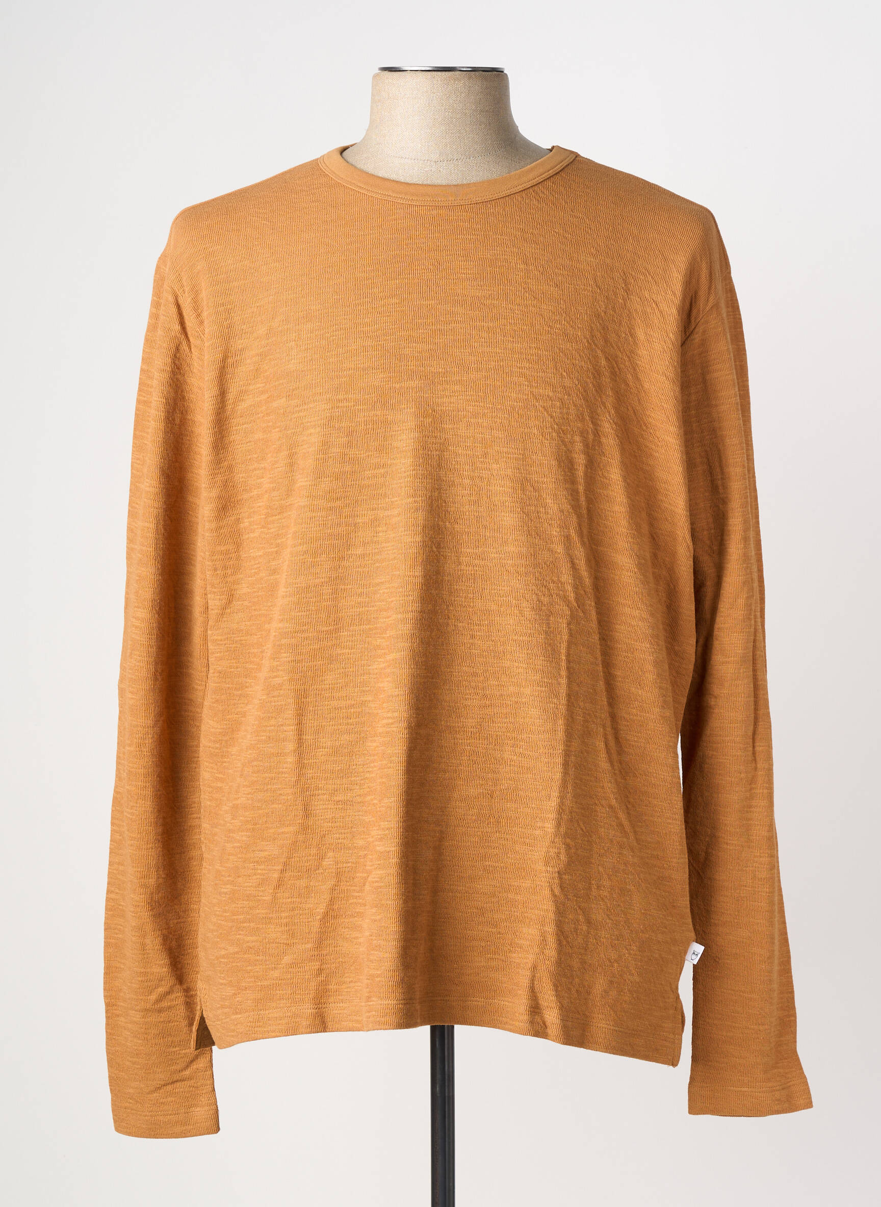Tricou maro KNOWLEDGE COTTON APPAREL bărbat