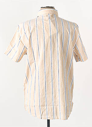 Cămașă cu mâneci scurte bej KNOWLEDGE COTTON APPAREL bărbat