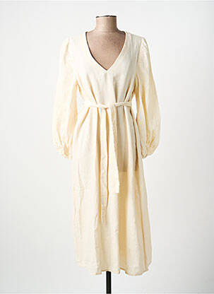 Rochie midi bej VILA femeie
