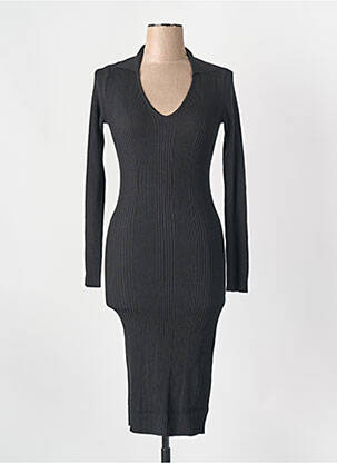 Rochie lungă negru MSCH COPENHAGEN femeie