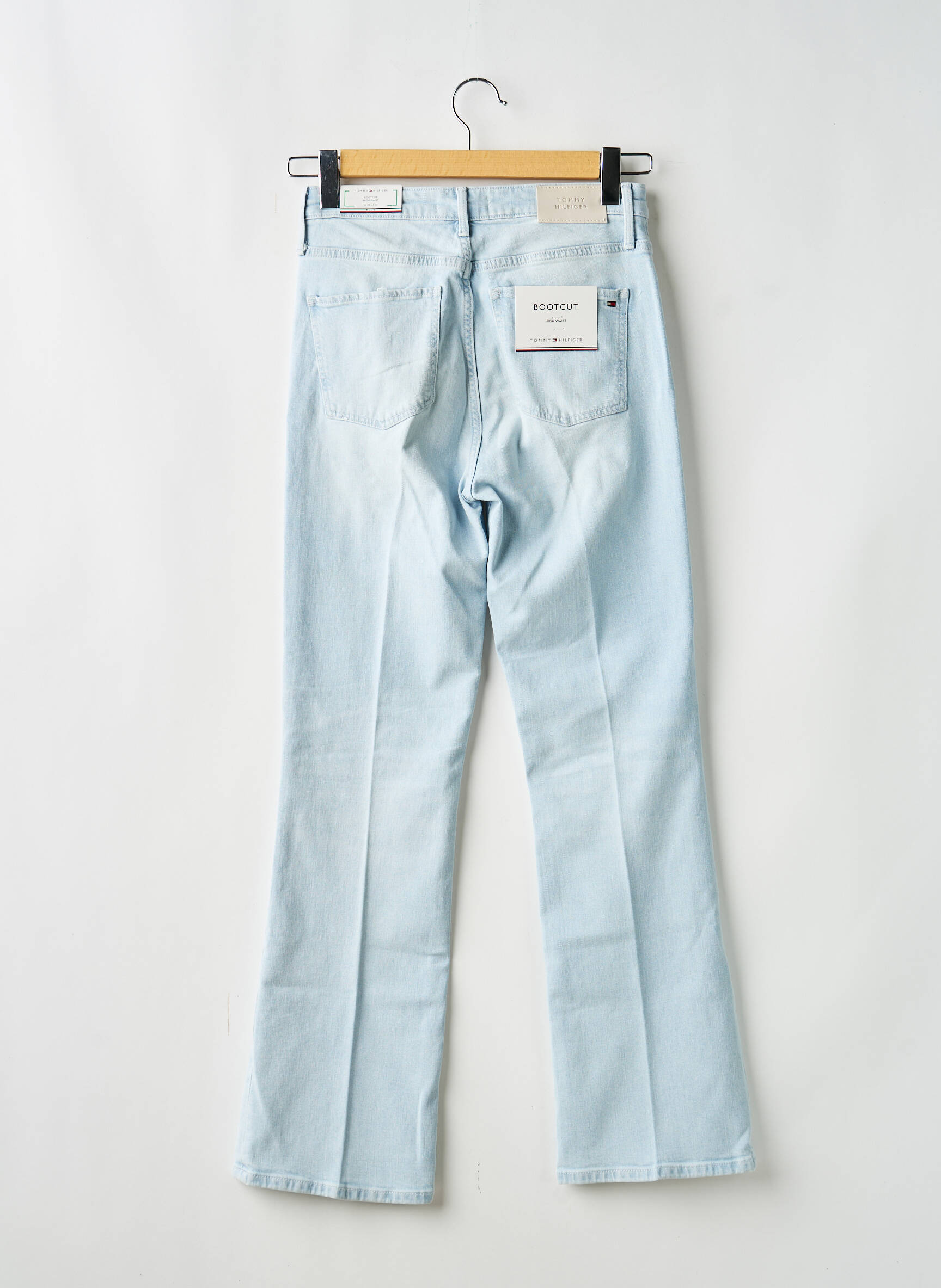Blugi bootcut albastru TOMMY HILFIGER femeie