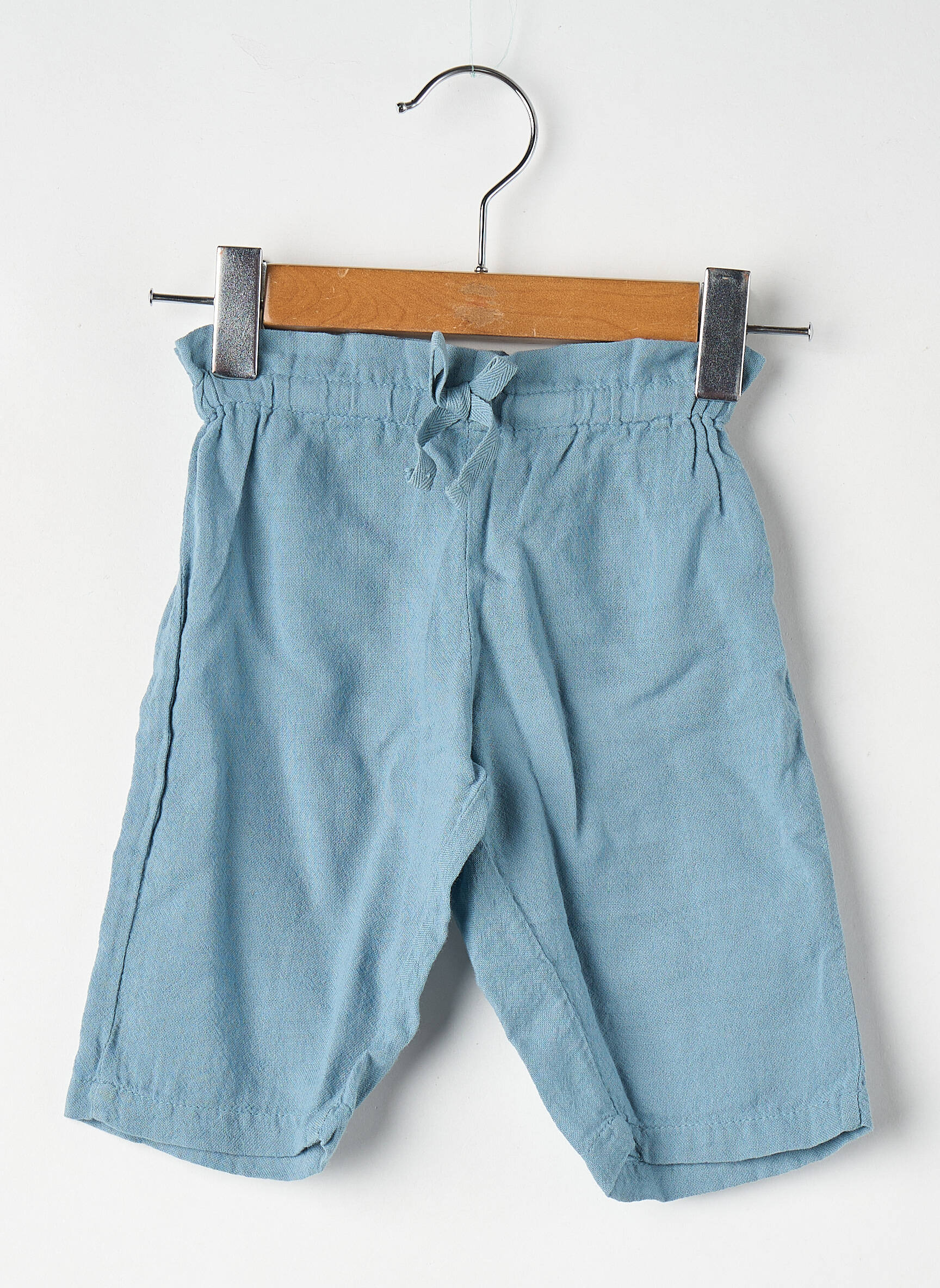 Pantalon drept albastru THE NEW SOCIETY fată