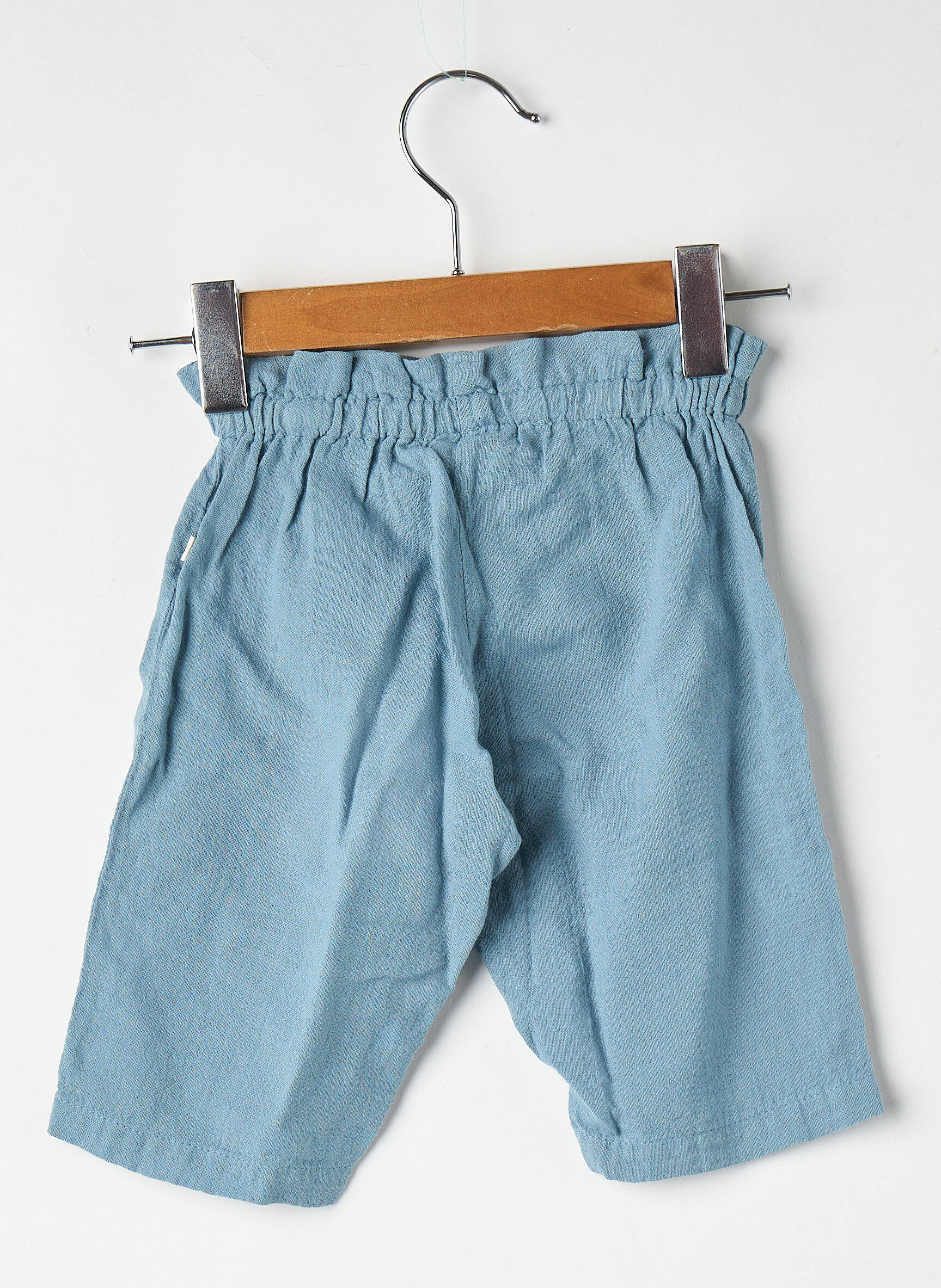 Pantalon drept albastru THE NEW SOCIETY fată