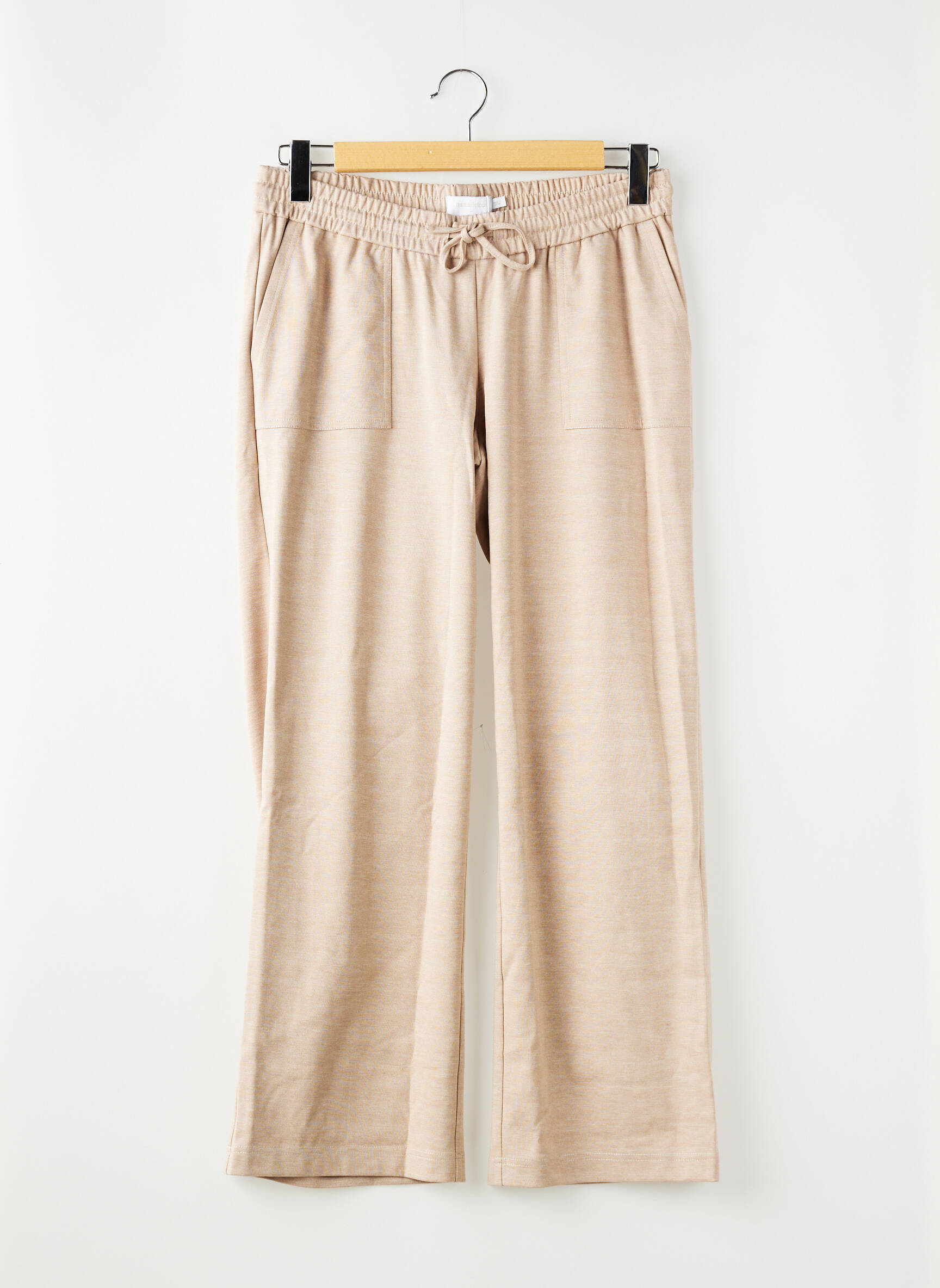 Pantalon drept bej MAMA LICIOUS femeie