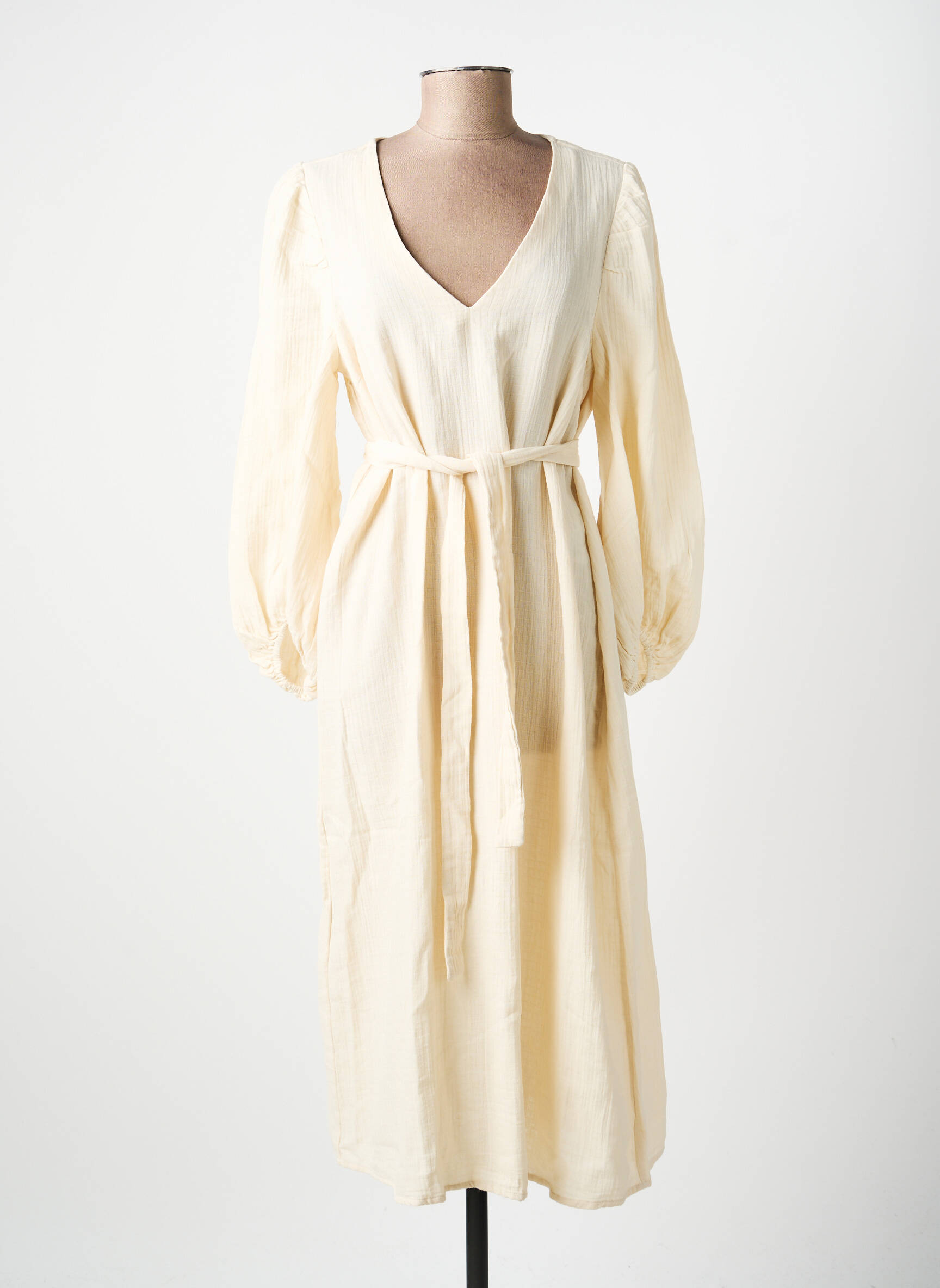 Rochie midi bej VILA femeie