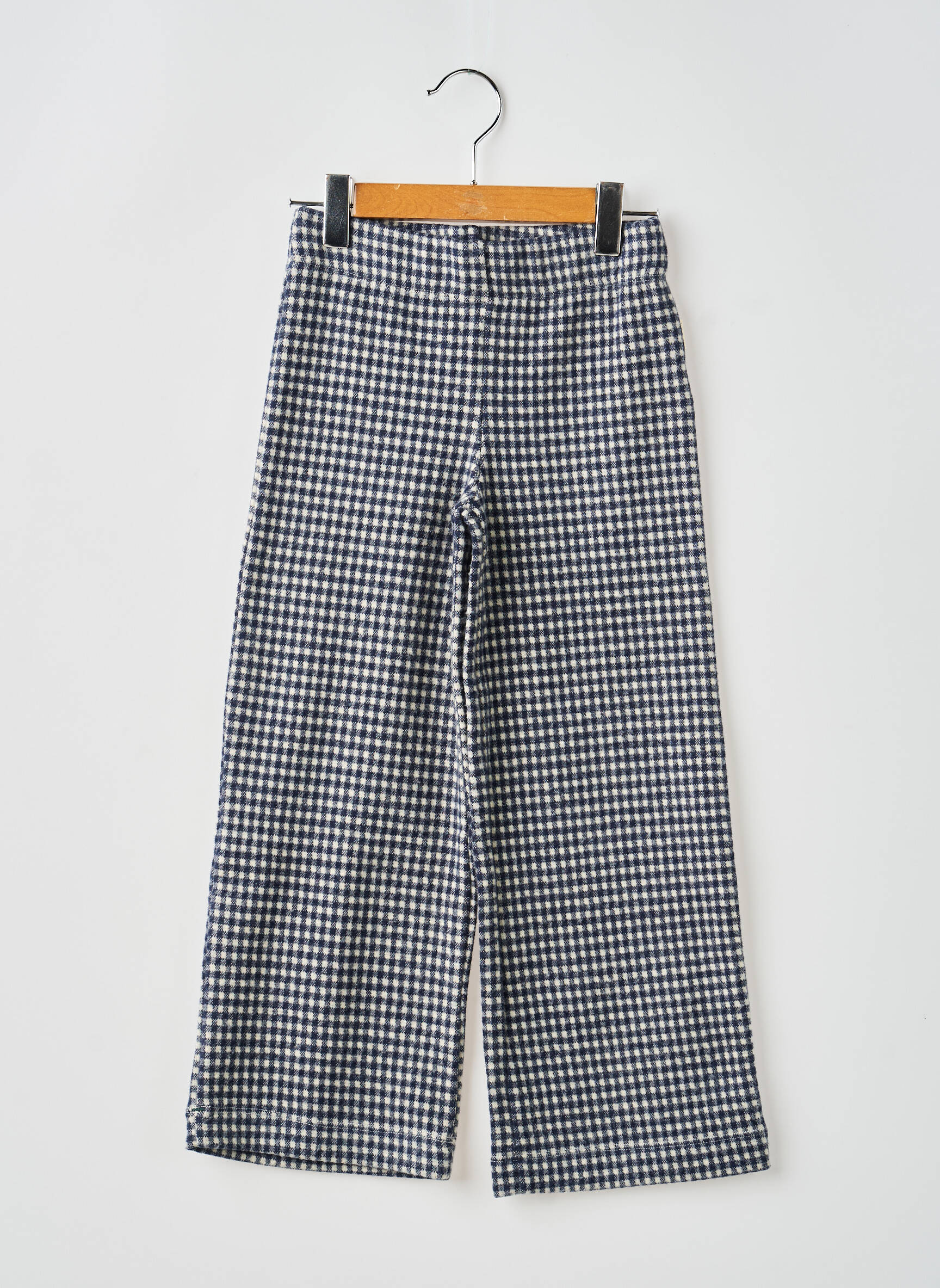 Pantalon drept verde BELLEROSE fată