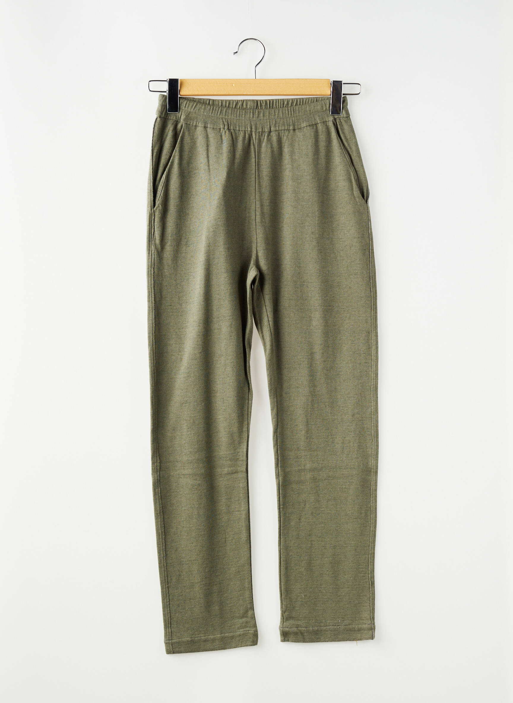 Pantalon drept verde MAJESTIC FILATURES femeie