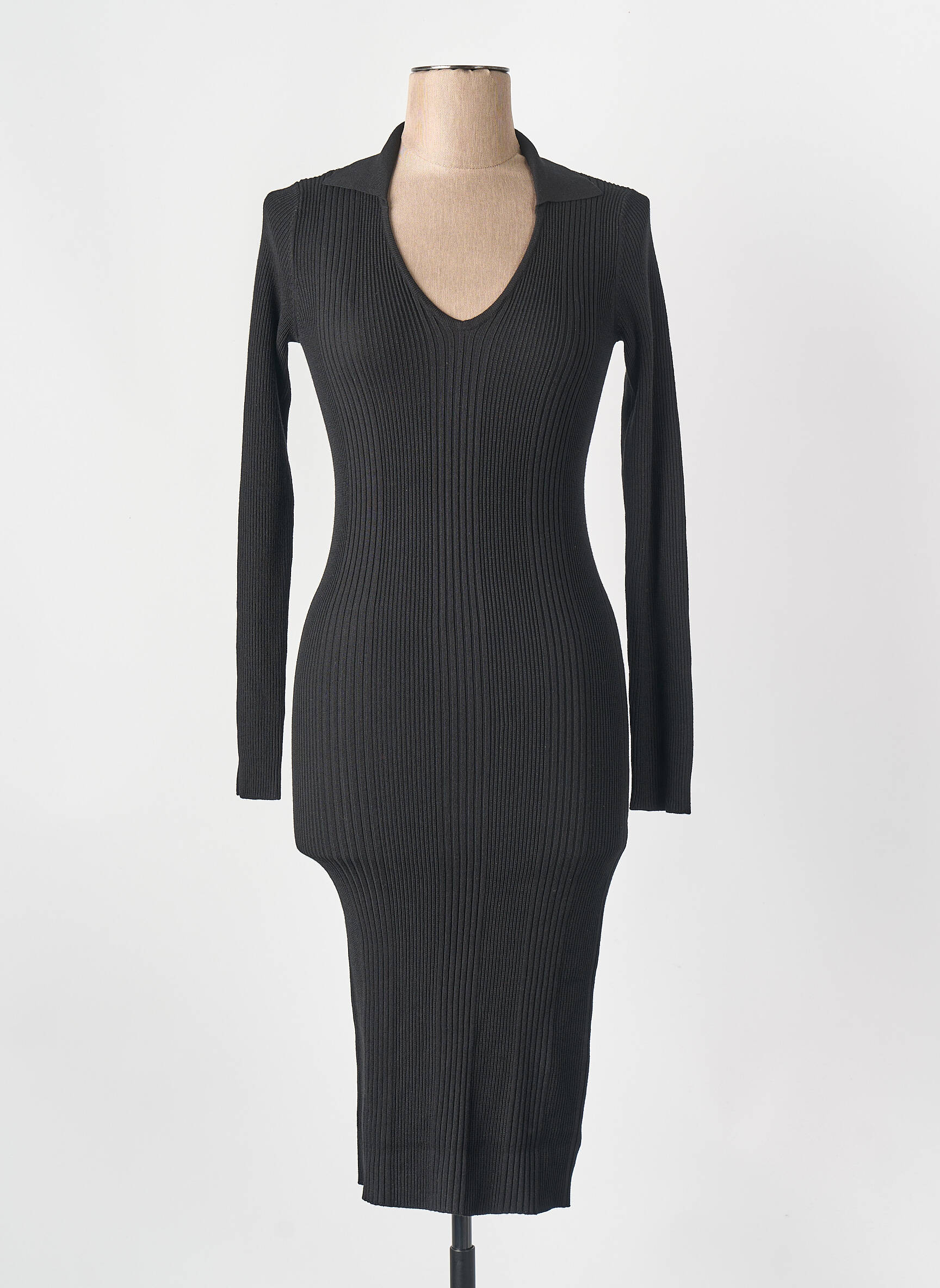 Rochie lungă negru MSCH COPENHAGEN femeie