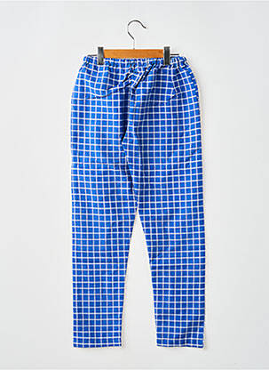 Pantalon drept albastru LUCAS DU TERTRE fată