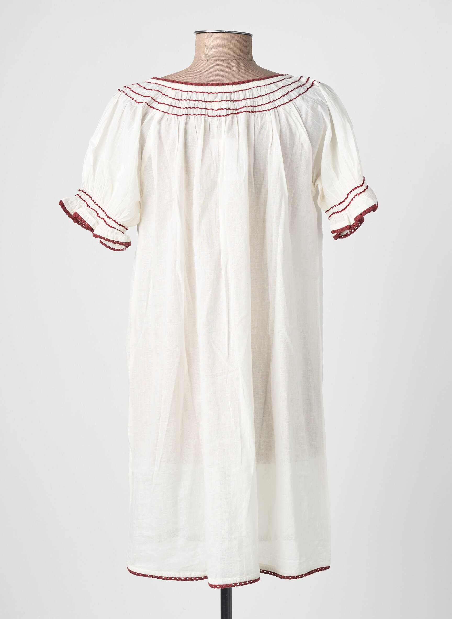 Rochie scurtă alb GERMAINE DES PRÉS femeie