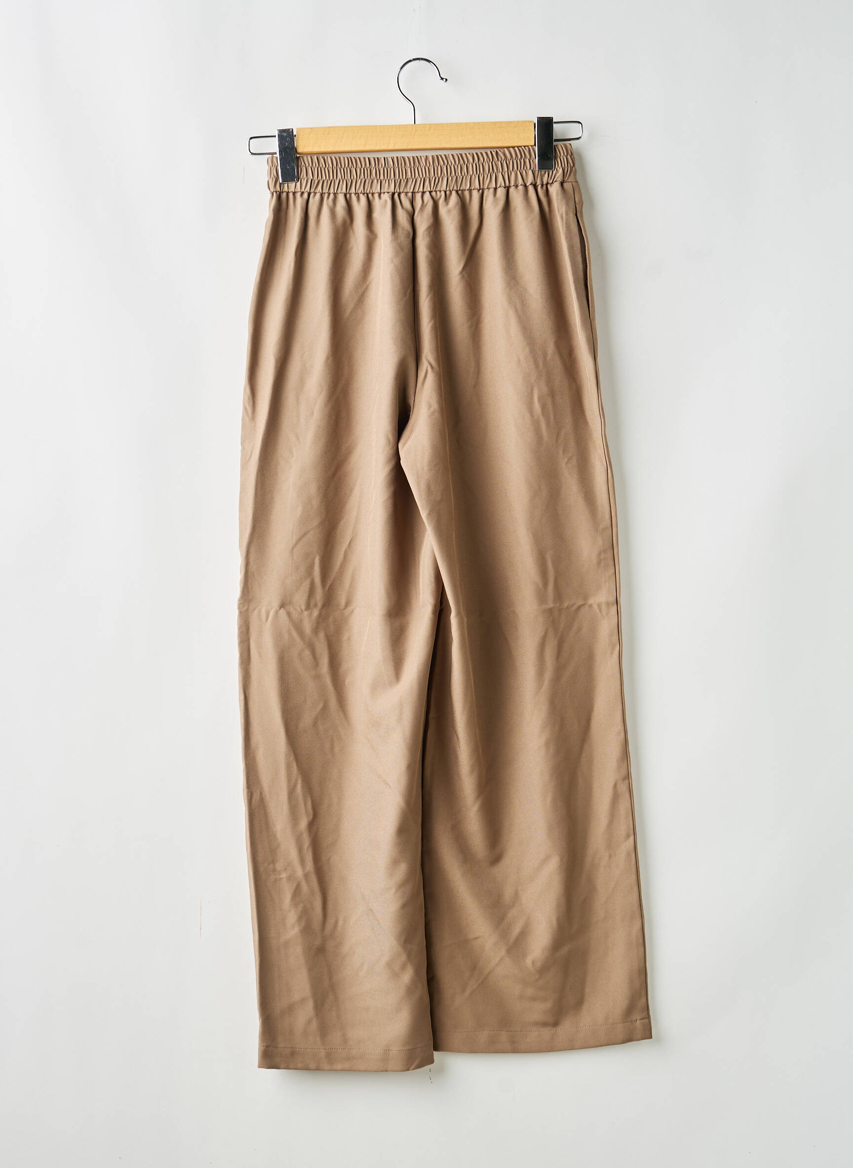 Pantalon larg maro VILA femeie