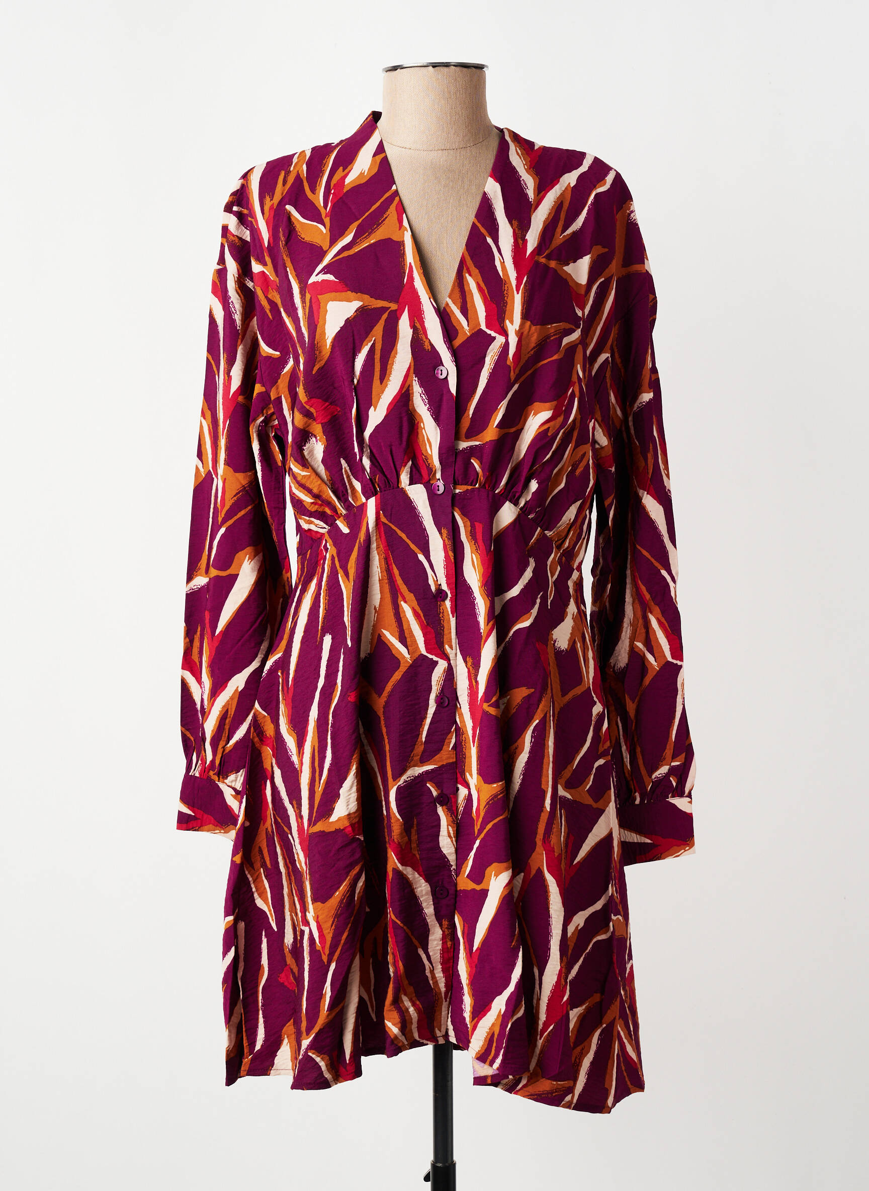 Rochie scurtă violet VILA femeie