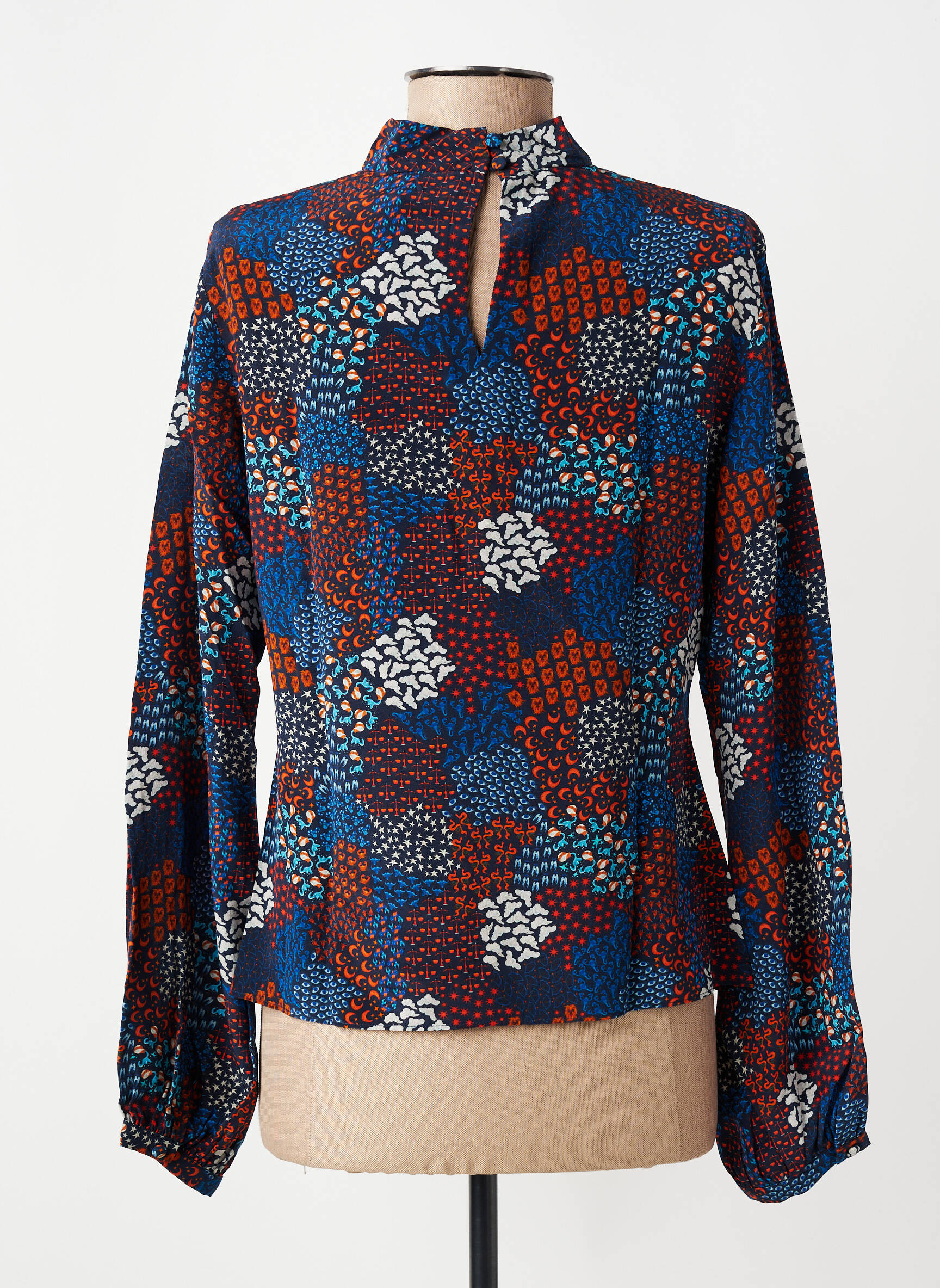 Top albastru SOI PARIS femeie