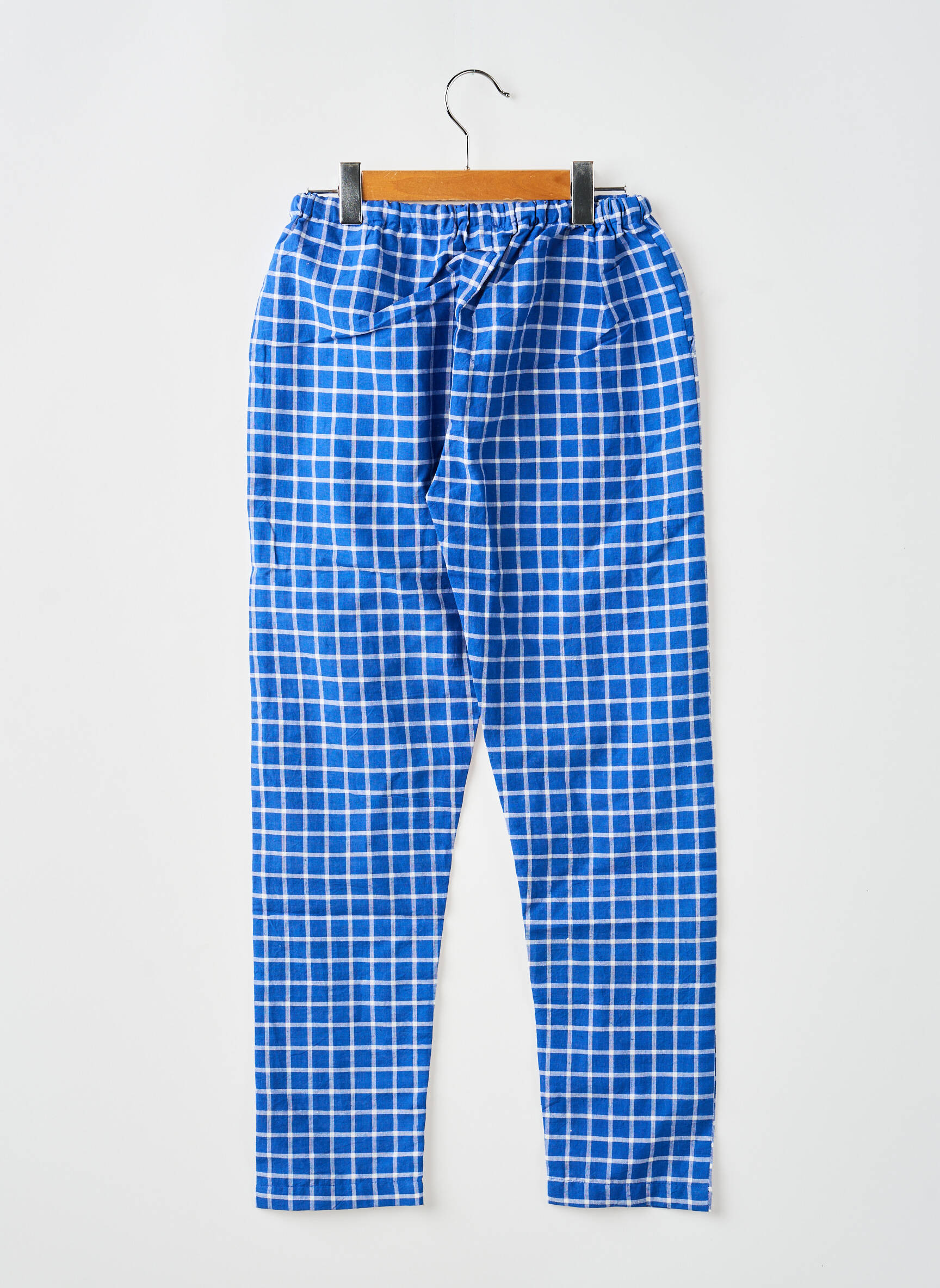 Pantalon drept albastru LUCAS DU TERTRE fată