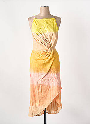 Rochie scurtă portocalie SUNDRESS femeie
