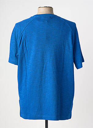 Tricou albastru KNOWLEDGE COTTON APPAREL bărbat