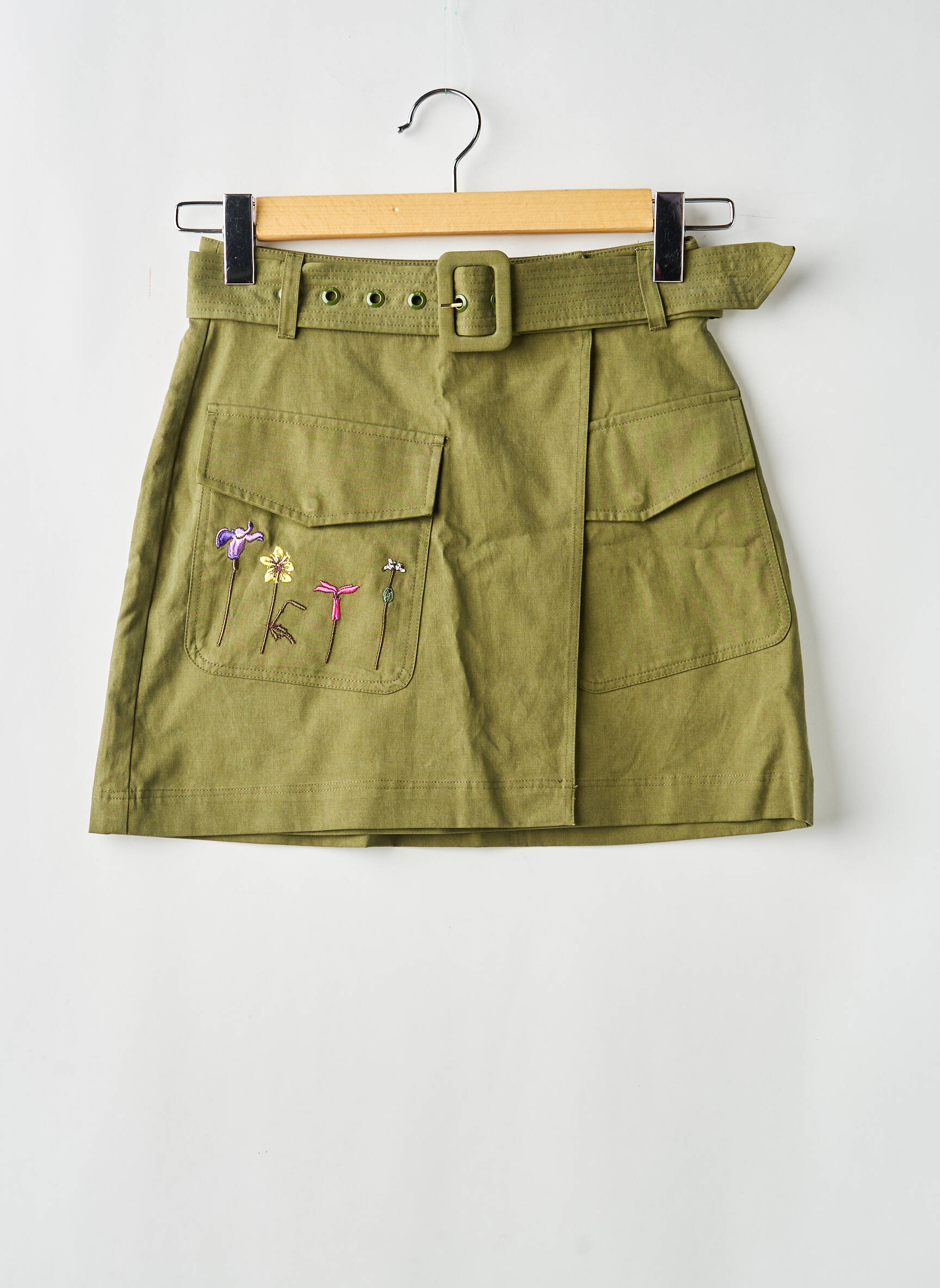 Fustă scurtă verde SCOTCH & SODA femeie