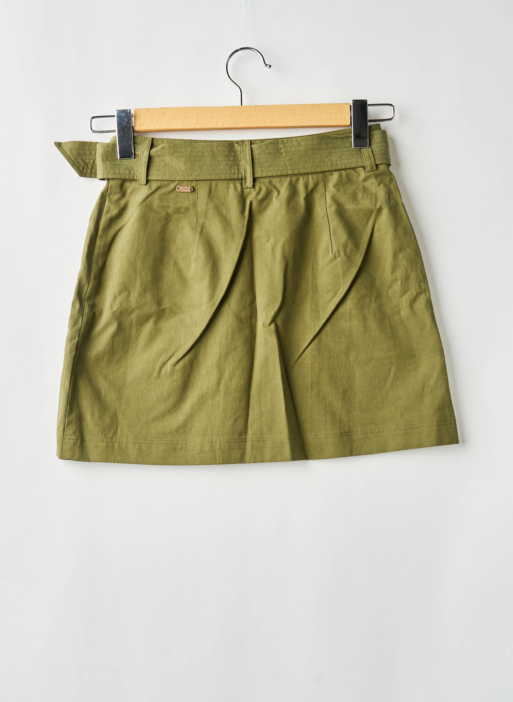 Fustă scurtă verde SCOTCH & SODA femeie