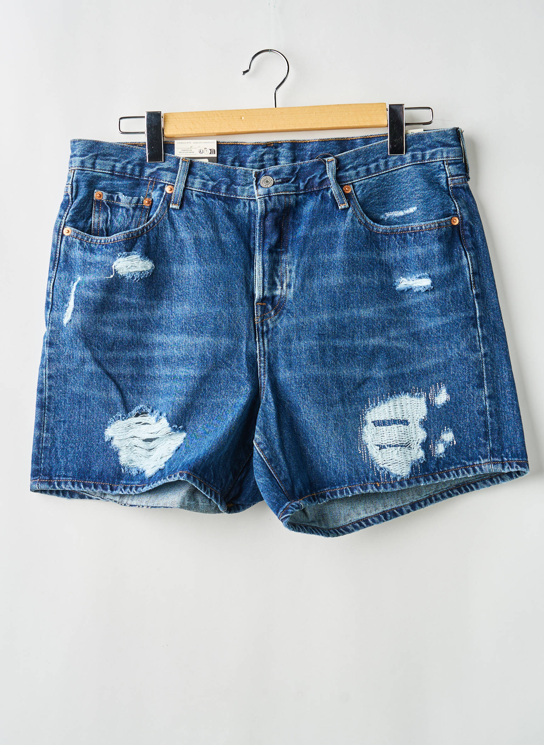 Șort albastru LEVI'S femeie