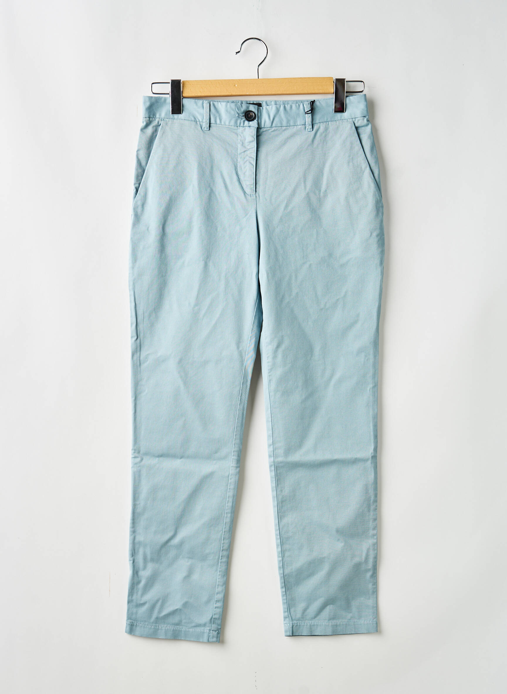 Pantalon drept albastru PAUL SMITH femeie