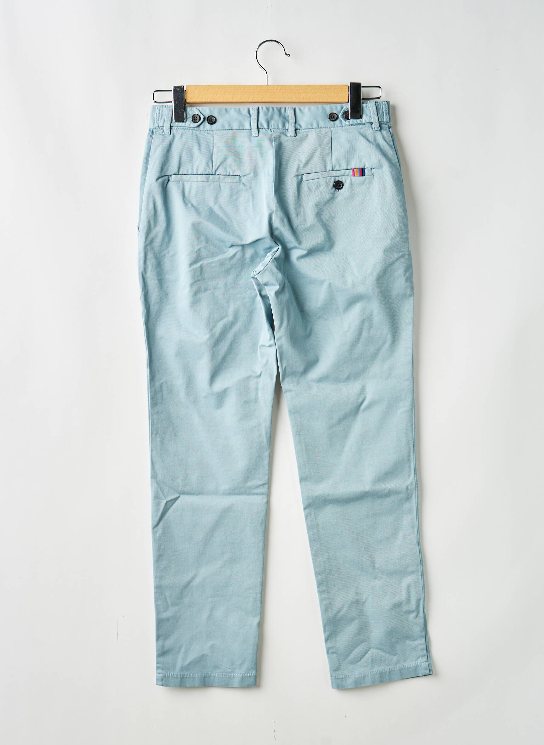 Pantalon drept albastru PAUL SMITH femeie