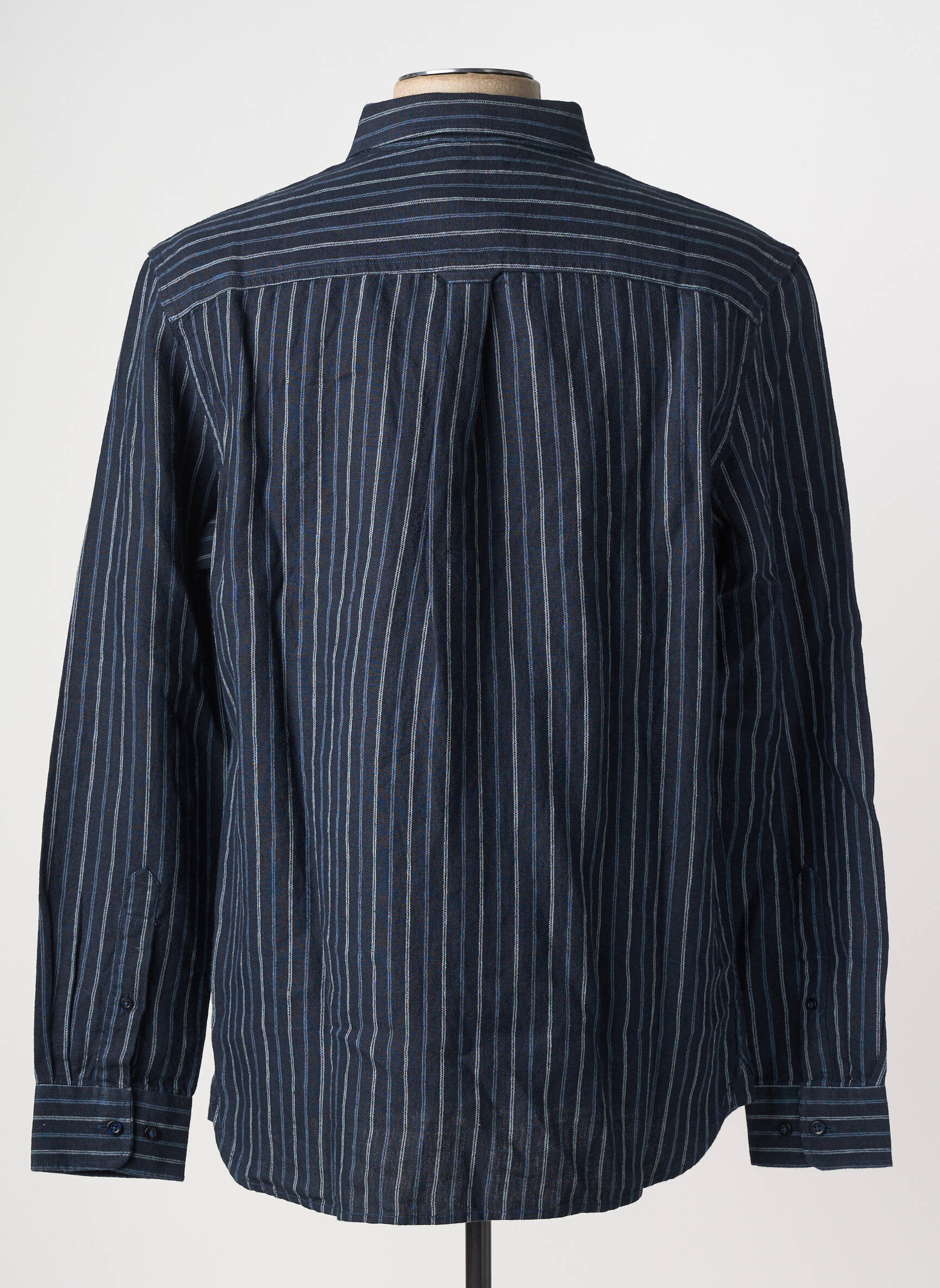Cămașă cu mâneci lungi albastru KNOWLEDGE COTTON APPAREL bărbat