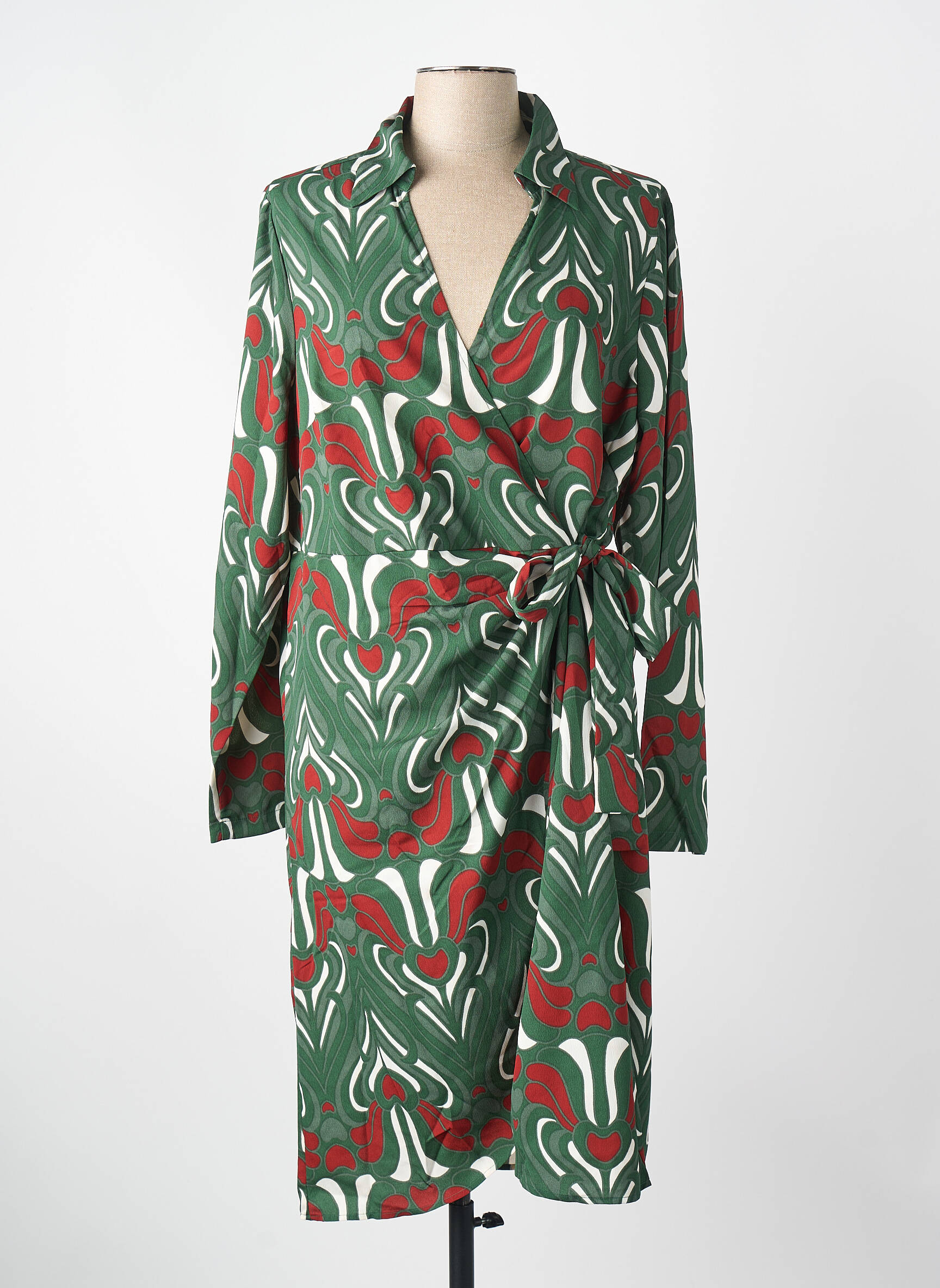 Rochie scurtă verde EVOKED VILA femeie