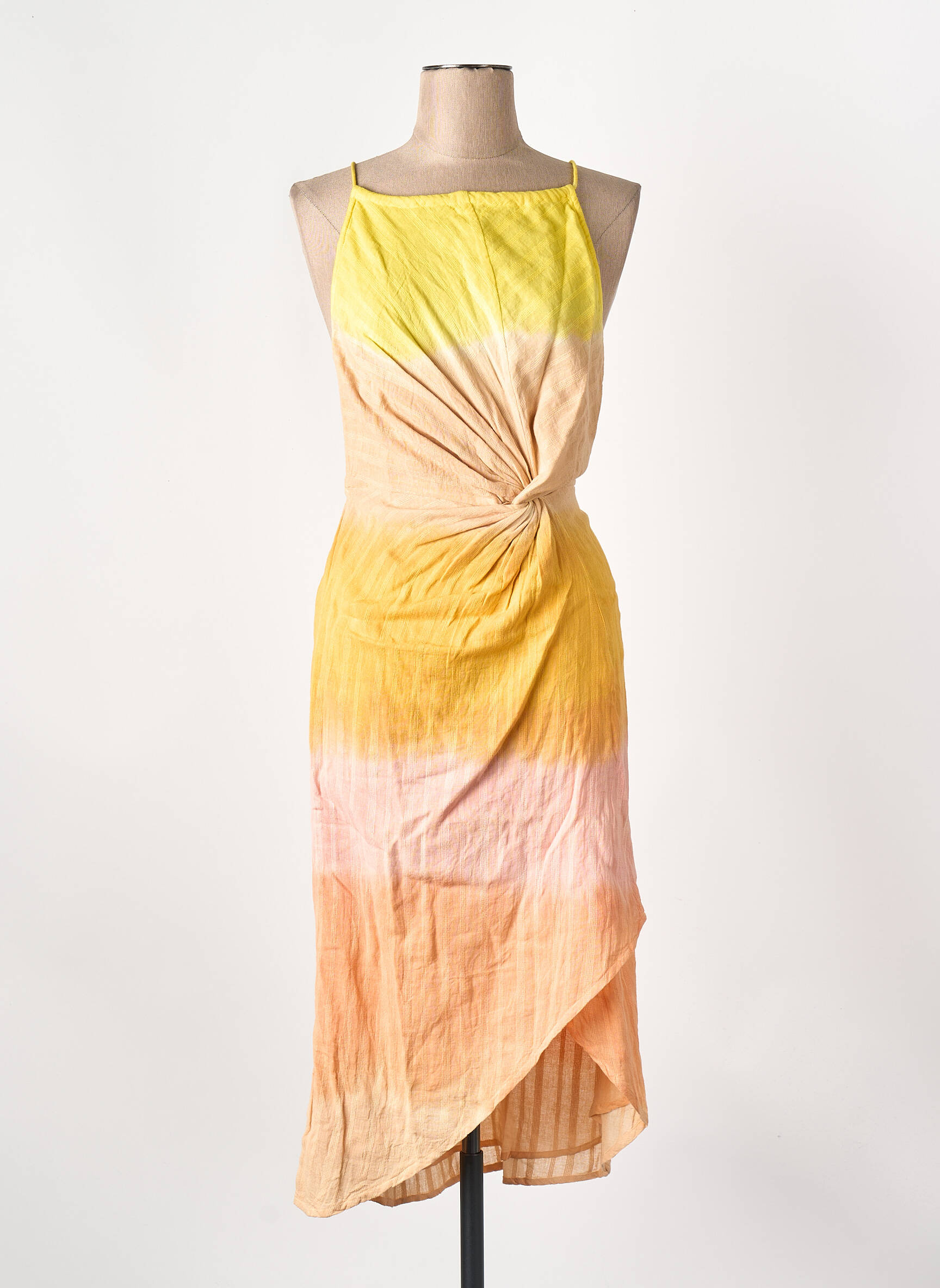 Rochie scurtă portocalie SUNDRESS femeie