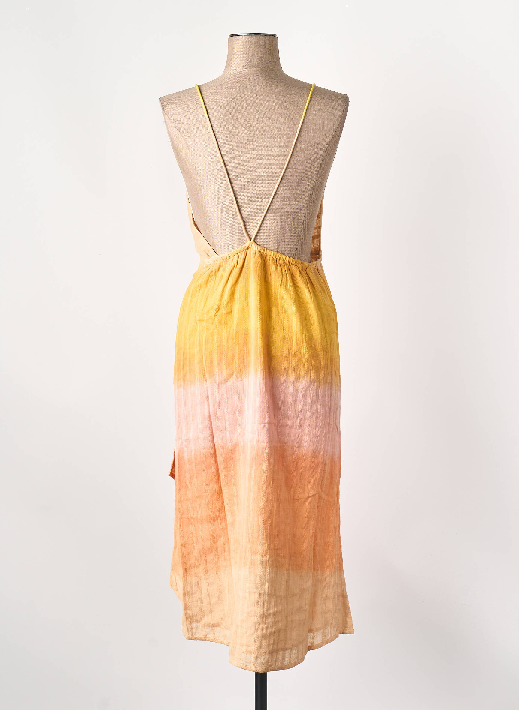 Rochie scurtă portocalie SUNDRESS femeie