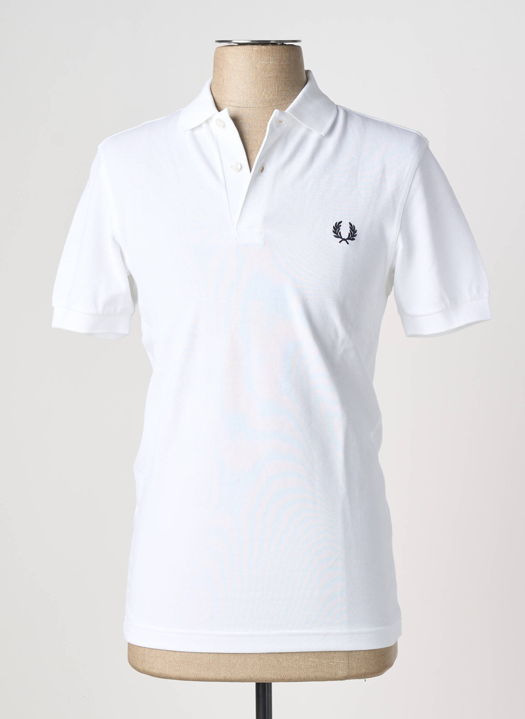 Polo alb FRED PERRY bărbat